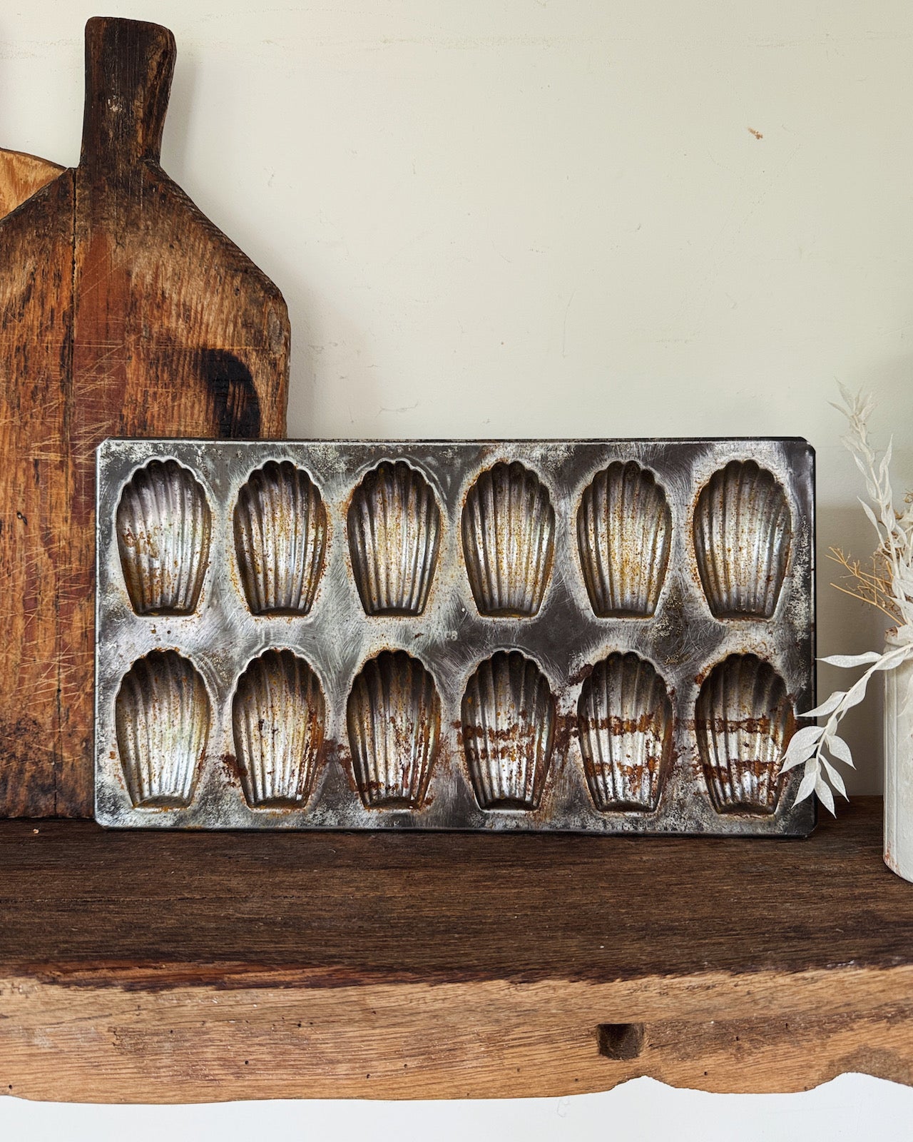 Antique French Madeleine cake tin