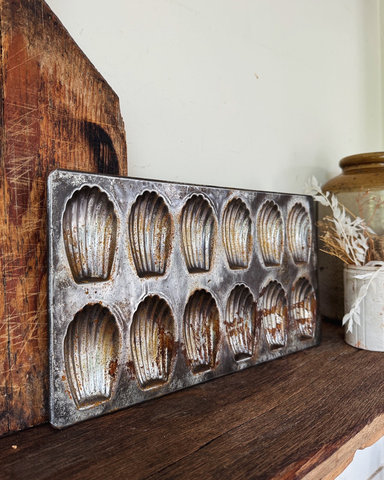 Antique French Madeleine cake tin