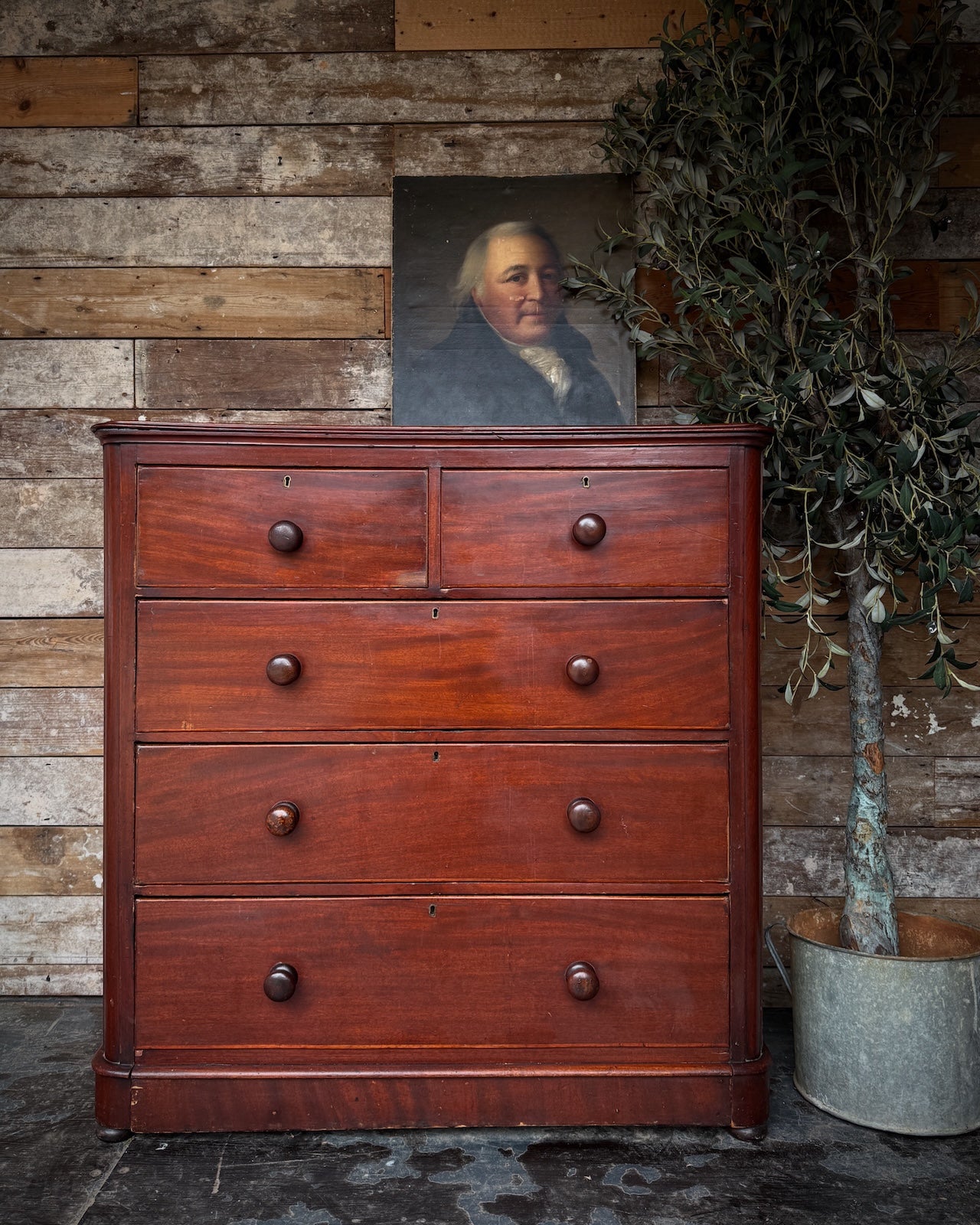 Rustic Victorian chest of drawers