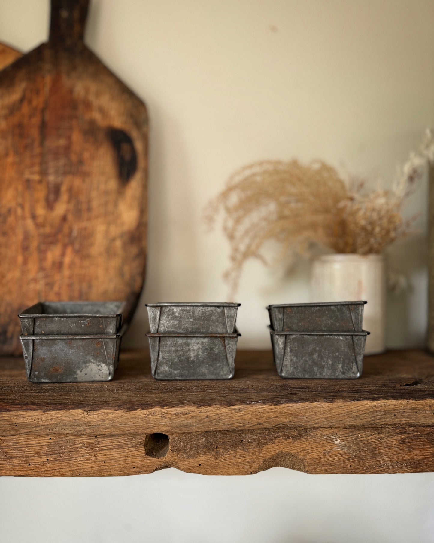 6 individual French loaf / cake tins