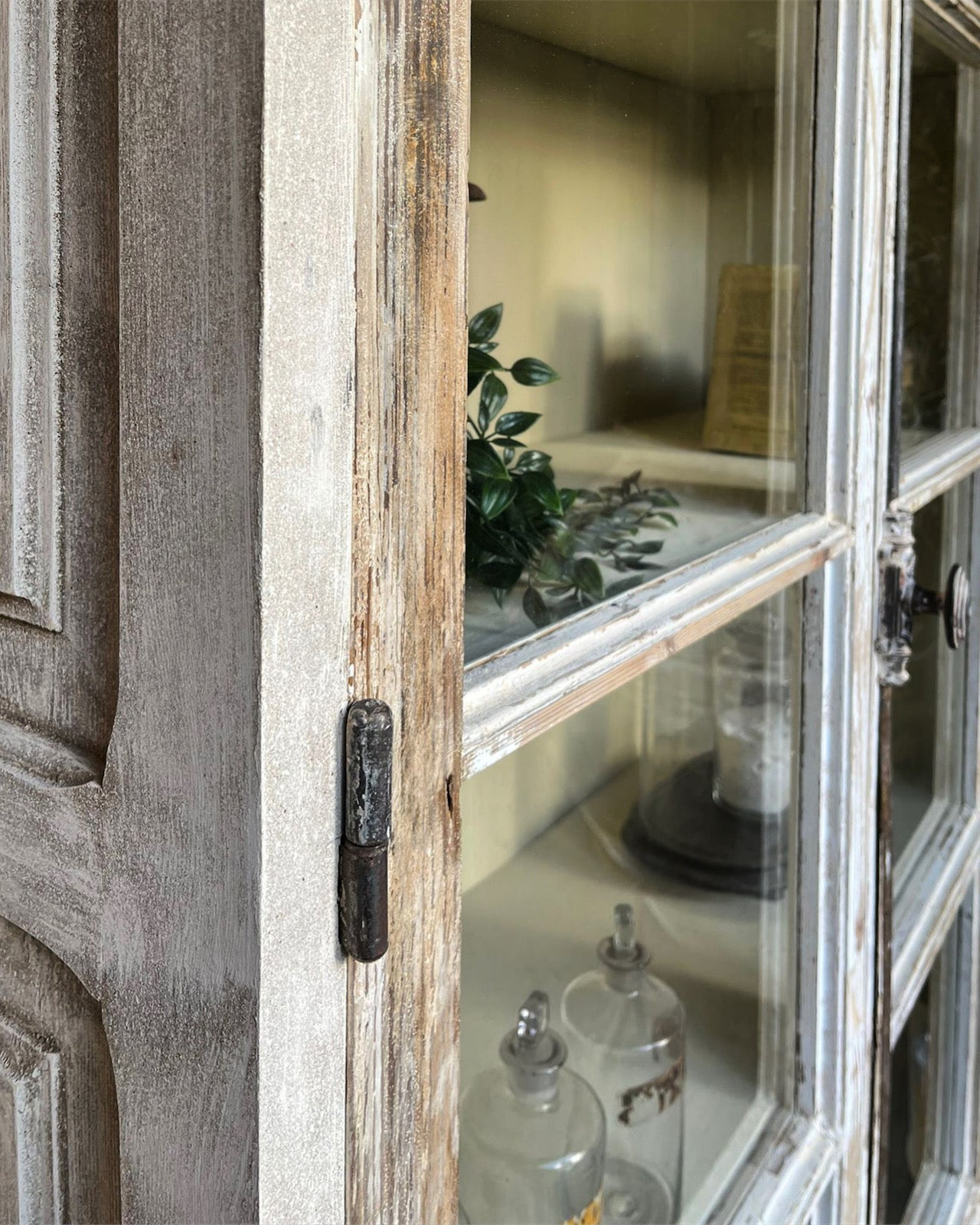 Absolutely stunning French glazed cabinet