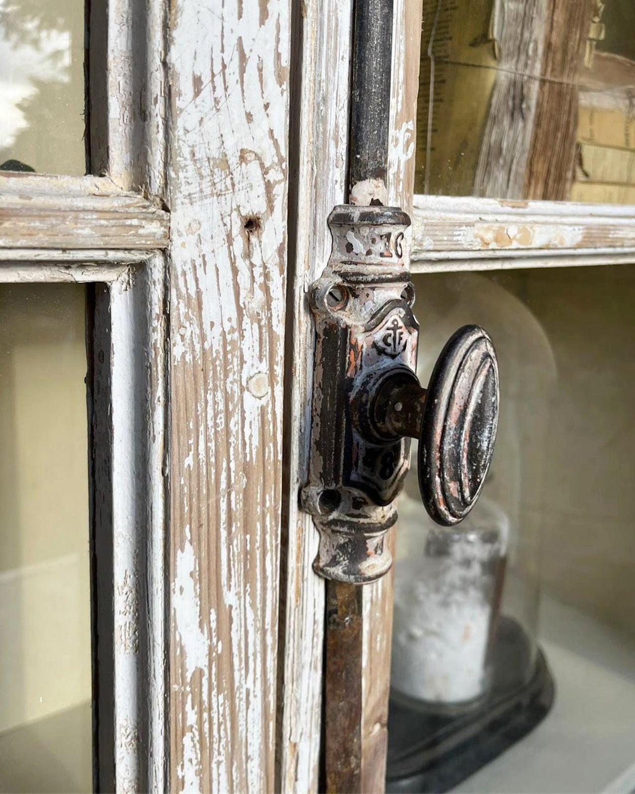 Absolutely stunning French glazed cabinet