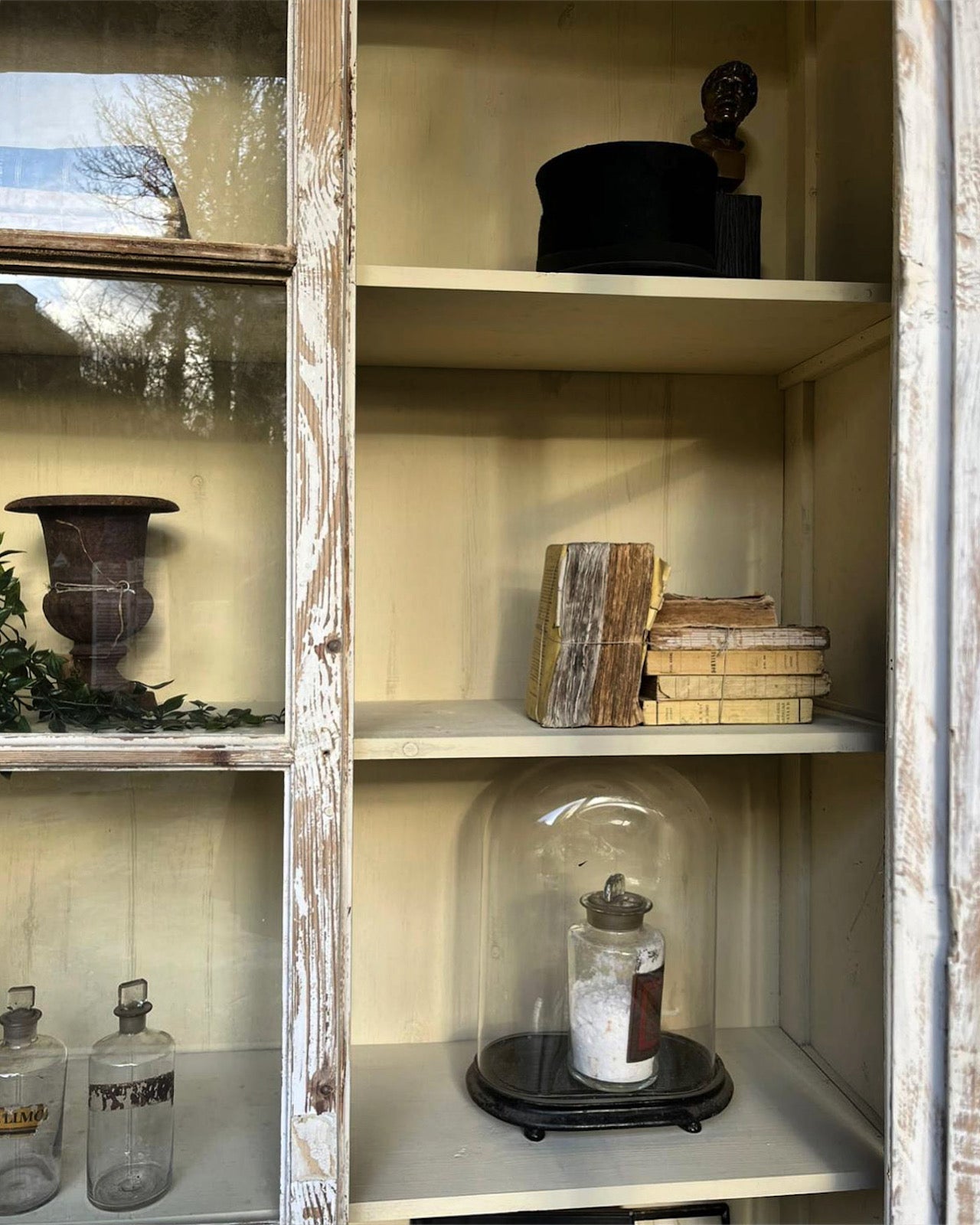 Absolutely stunning French glazed cabinet