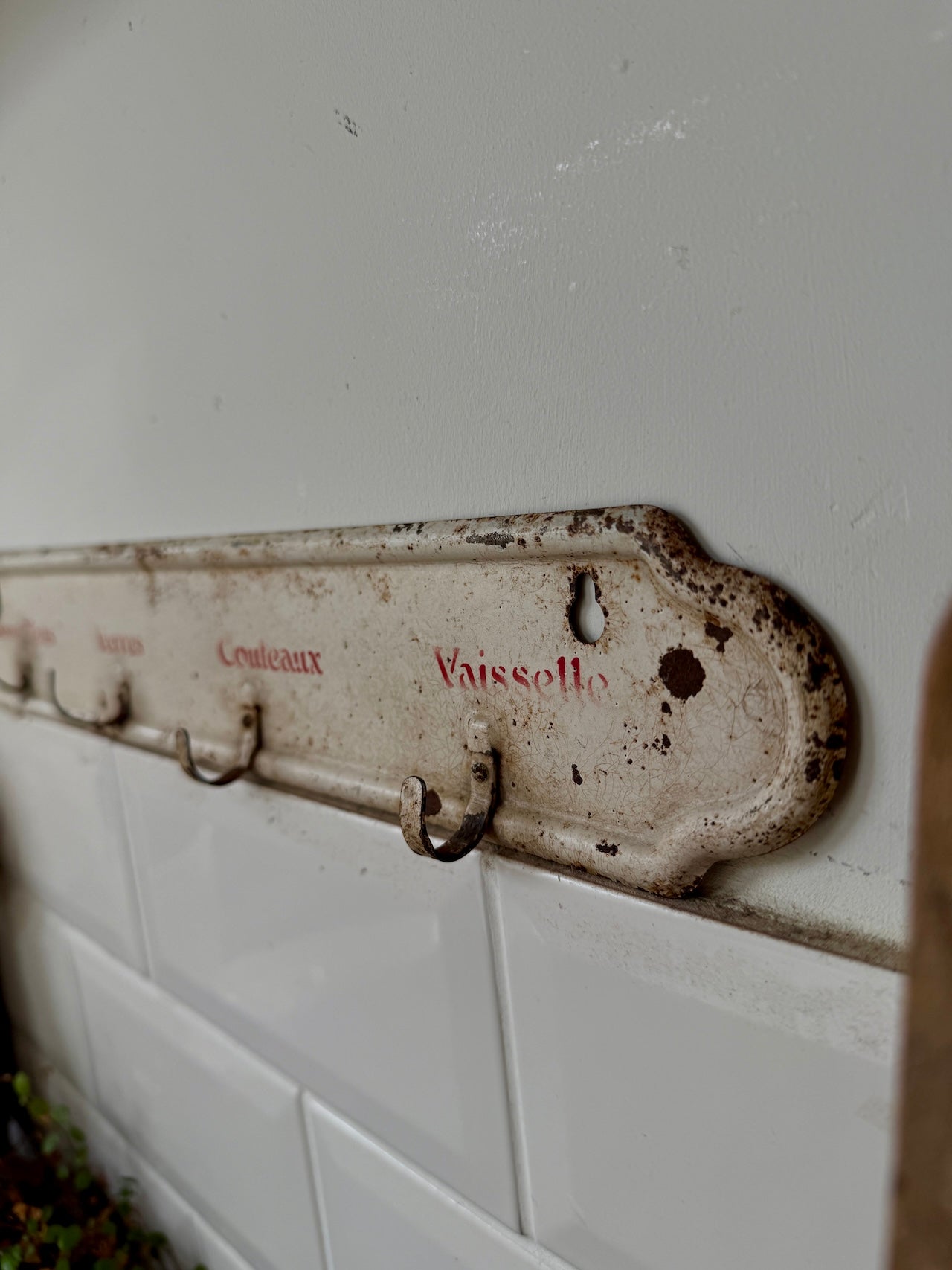 Antique French kitchen hooks