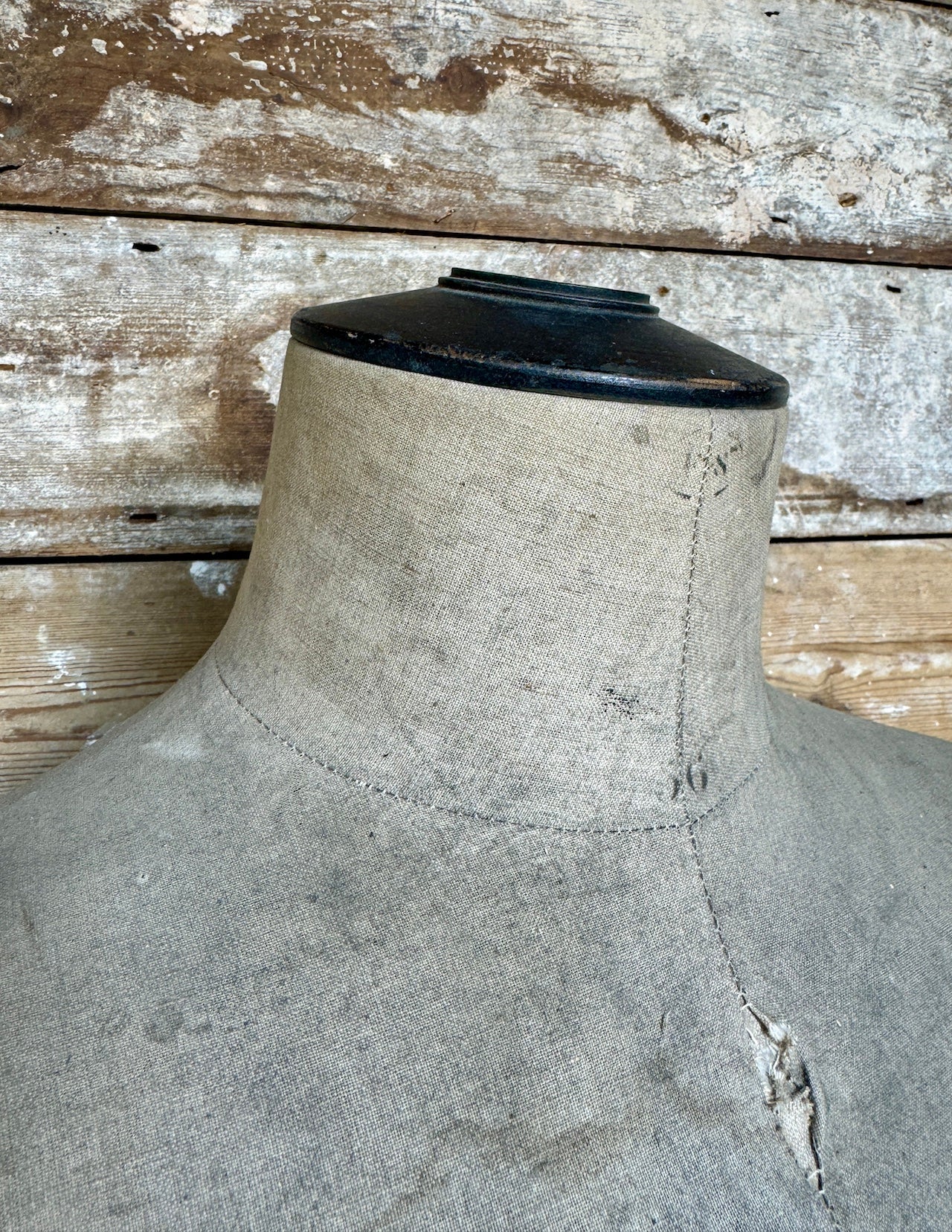 Rustic vintage male dressmakers dummy