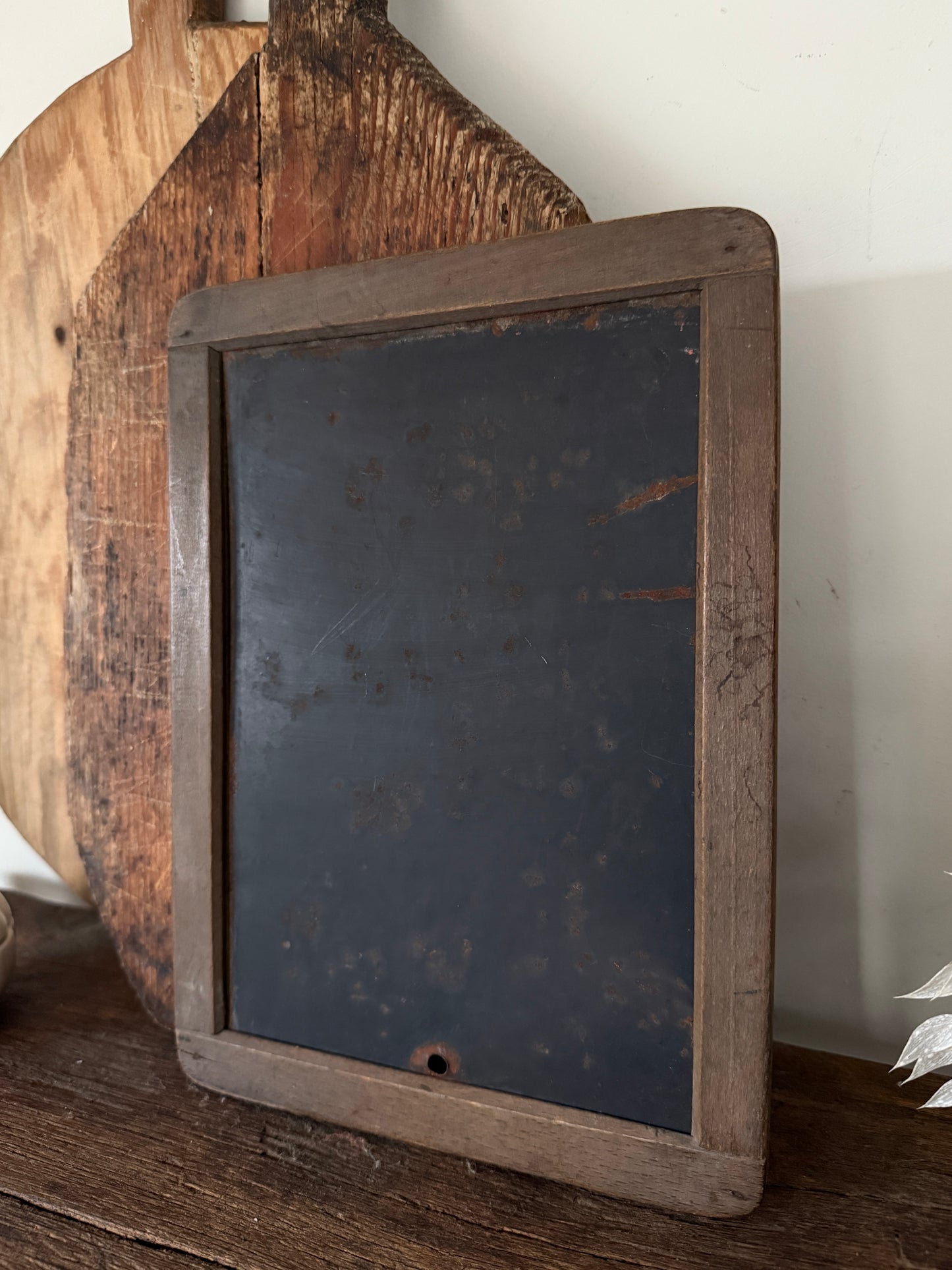 Vintage French school chalkboard