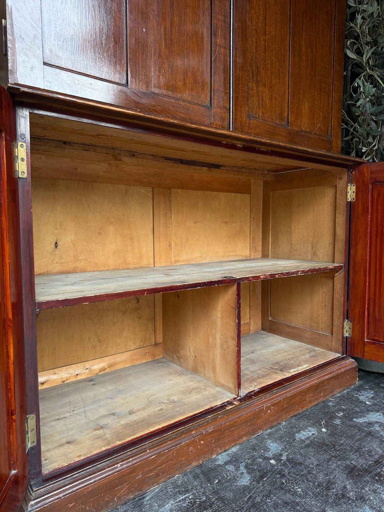 Superb antique housekeepers / School cupboard