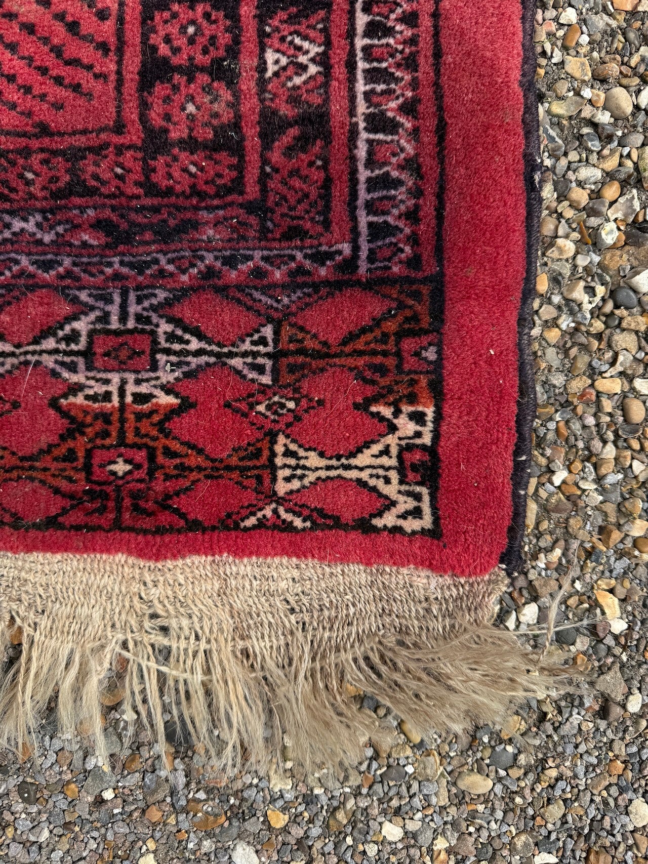 Big Afghan Turkmen Rug