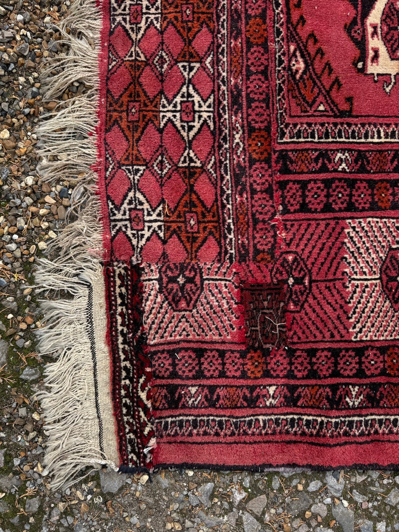 Big Afghan Turkmen Rug