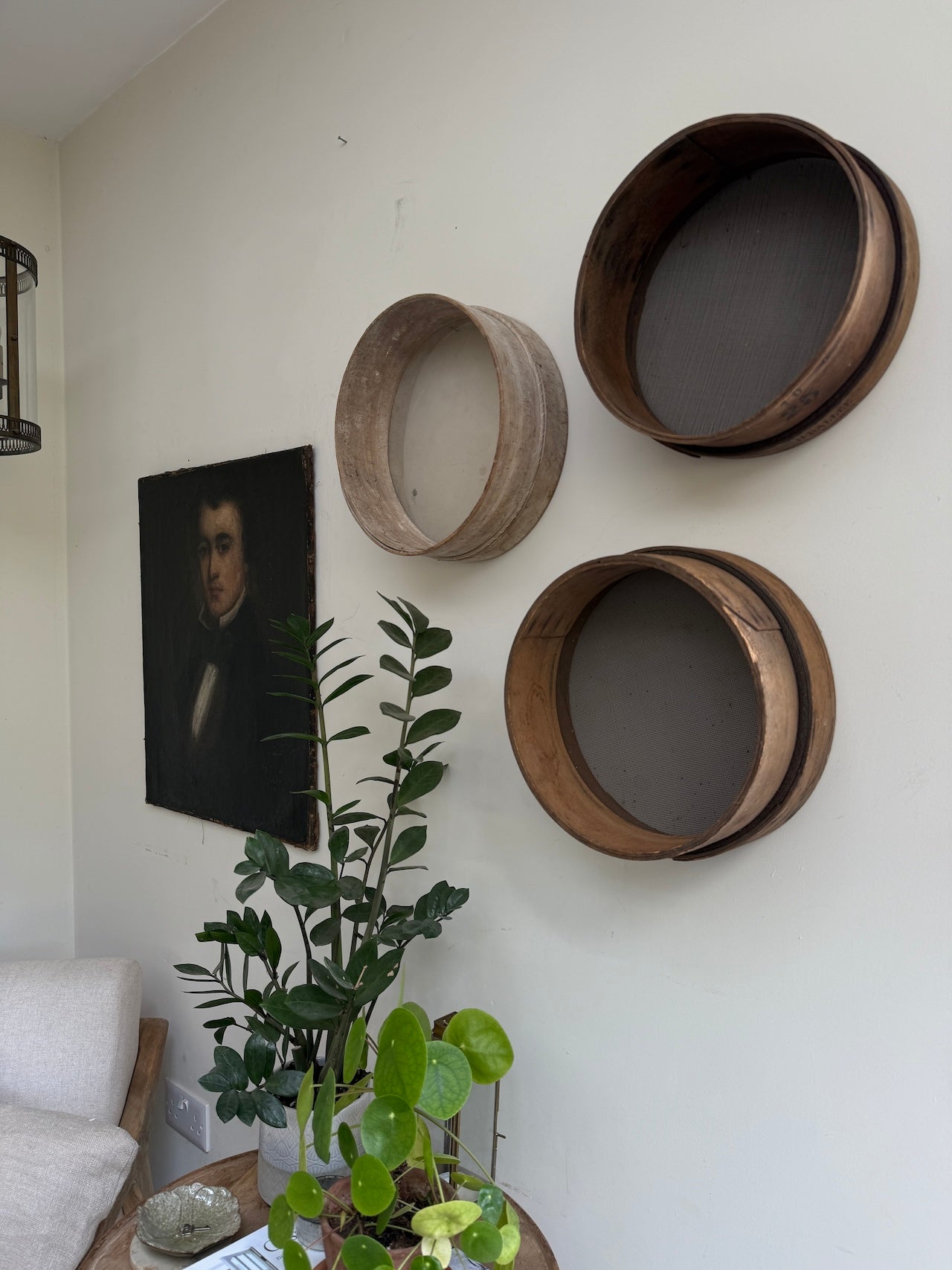 Antique French bentwood garden riddles