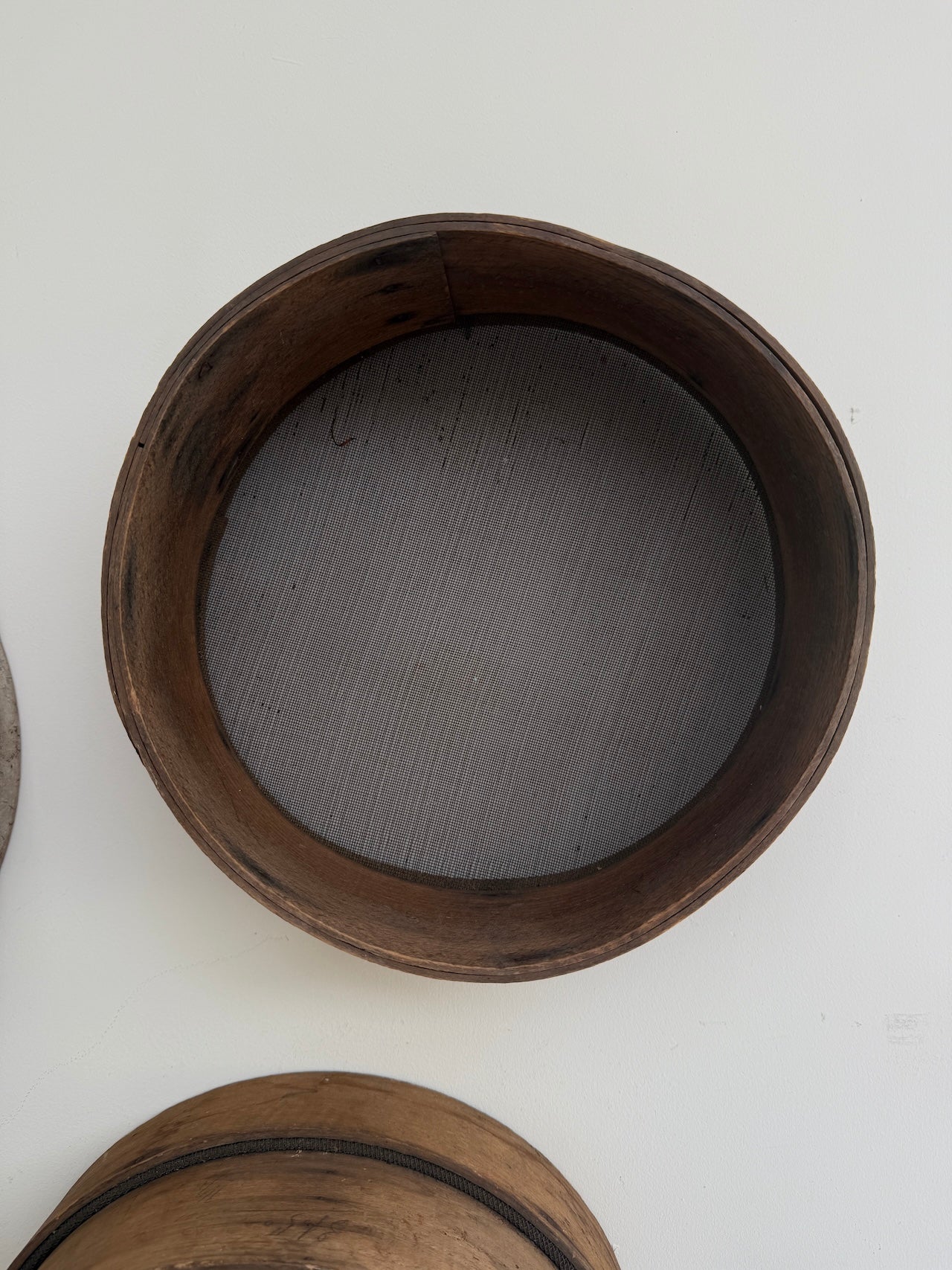 Antique French bentwood garden riddles