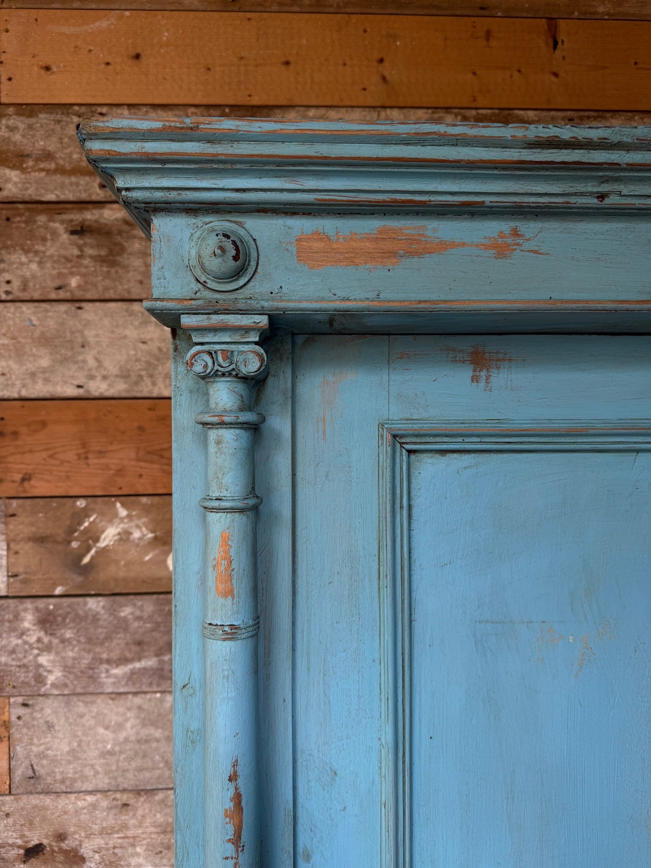 Vintage cloaks cupboard / child's wardrobe