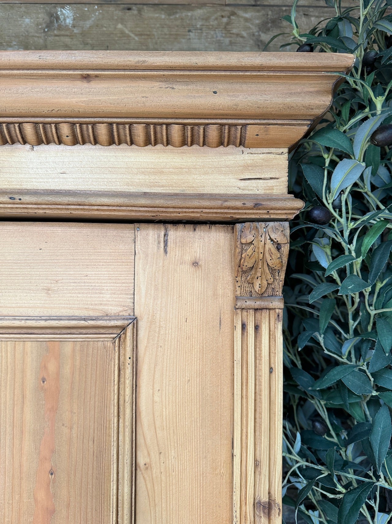 Vintage pine child's wardrobe