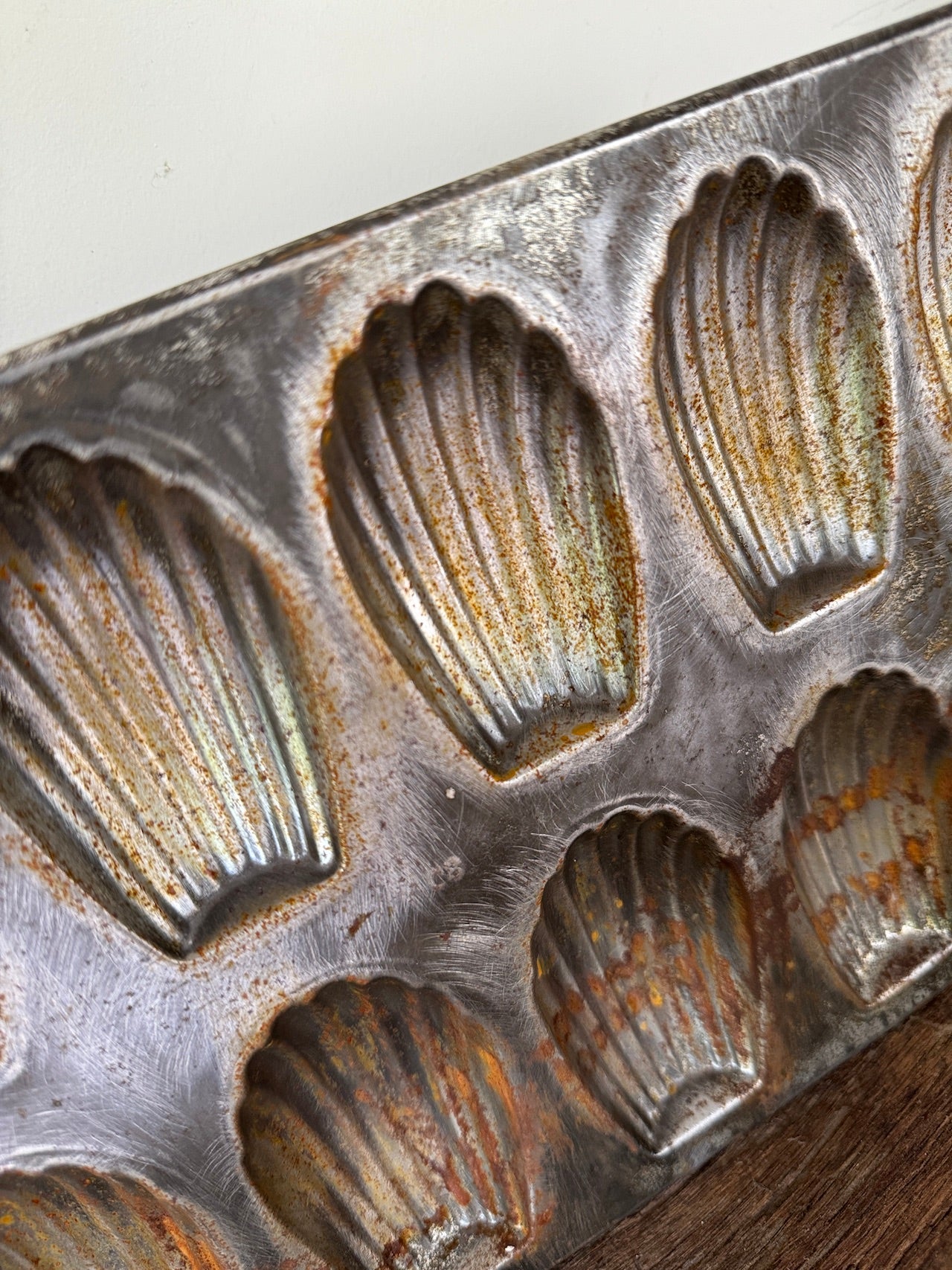 Antique French Madeleine cake tin