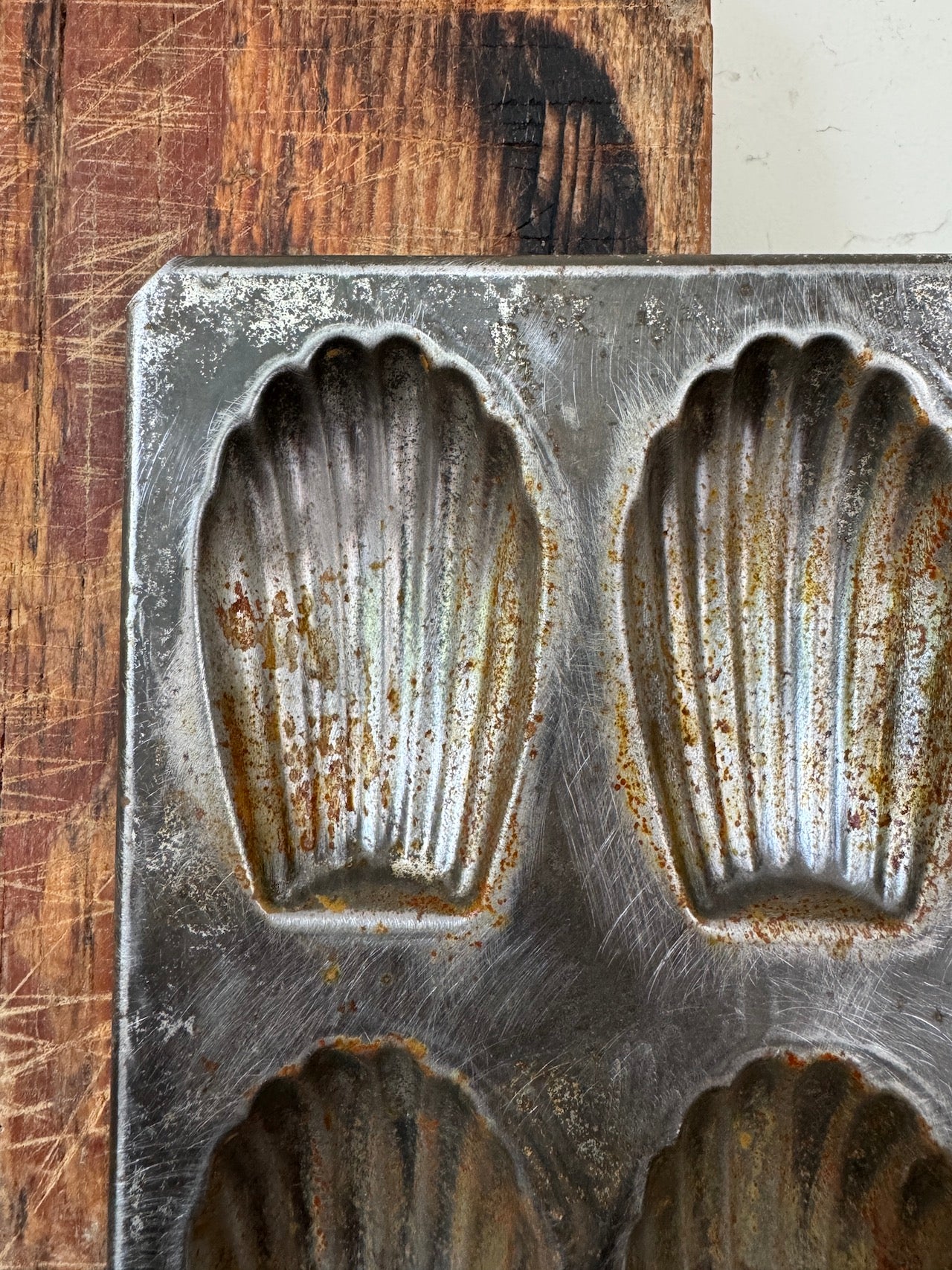 Antique French Madeleine cake tin