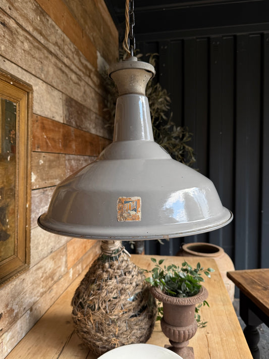 Vintage Benjamin factory lamp