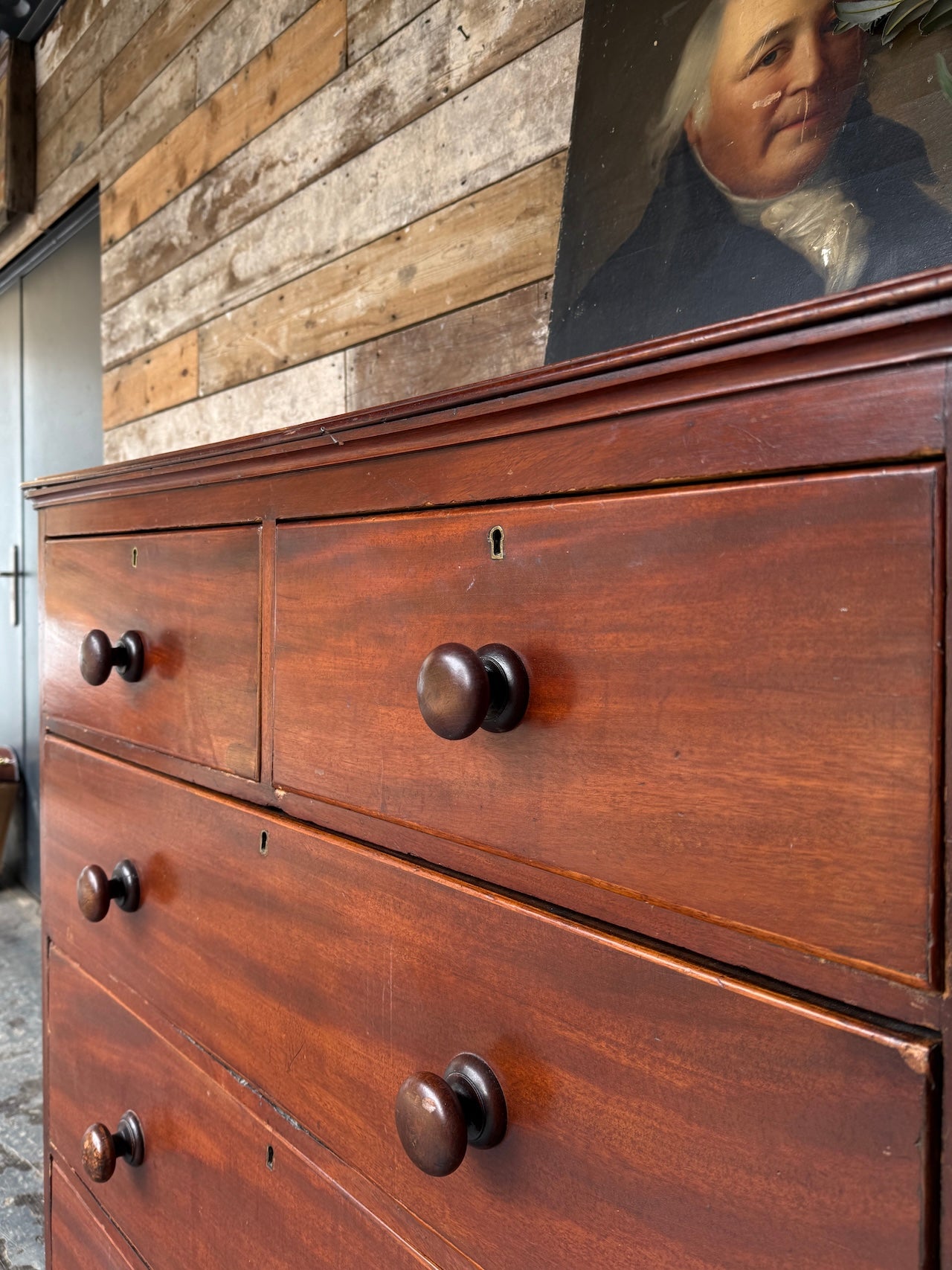Rustic Victorian chest of drawers