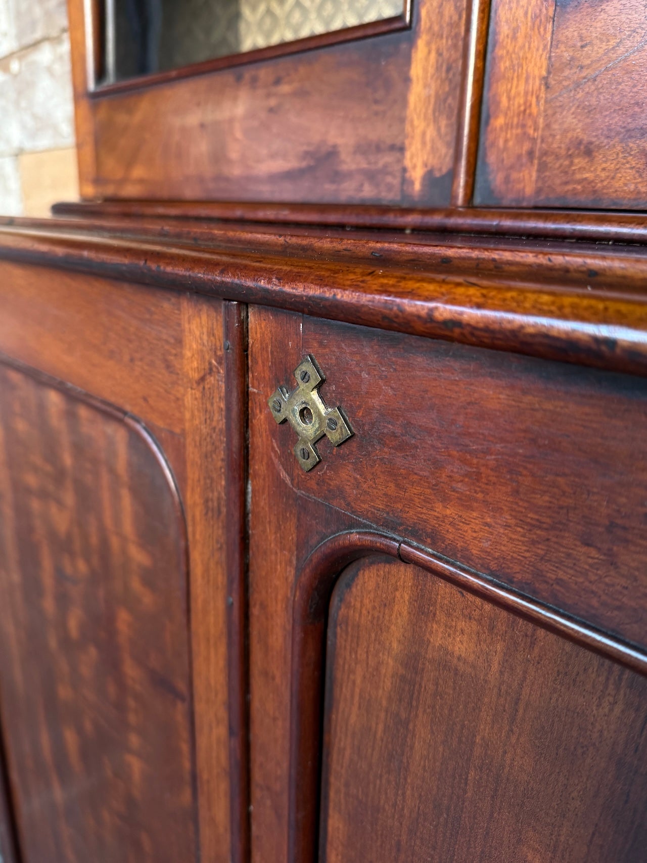 Beautiful glazed Victorian dresser