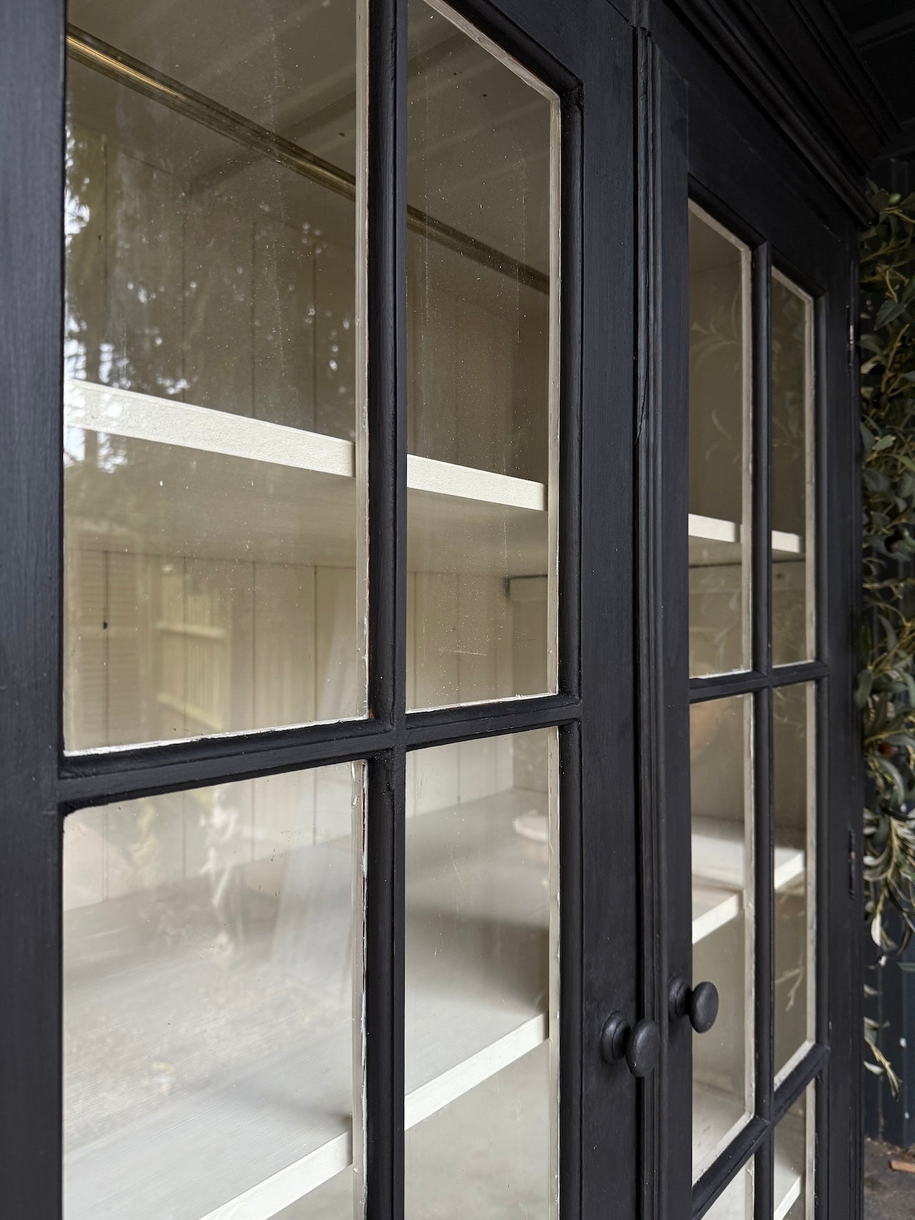 Gorgeous vintage glazed cupboard / wardrobe