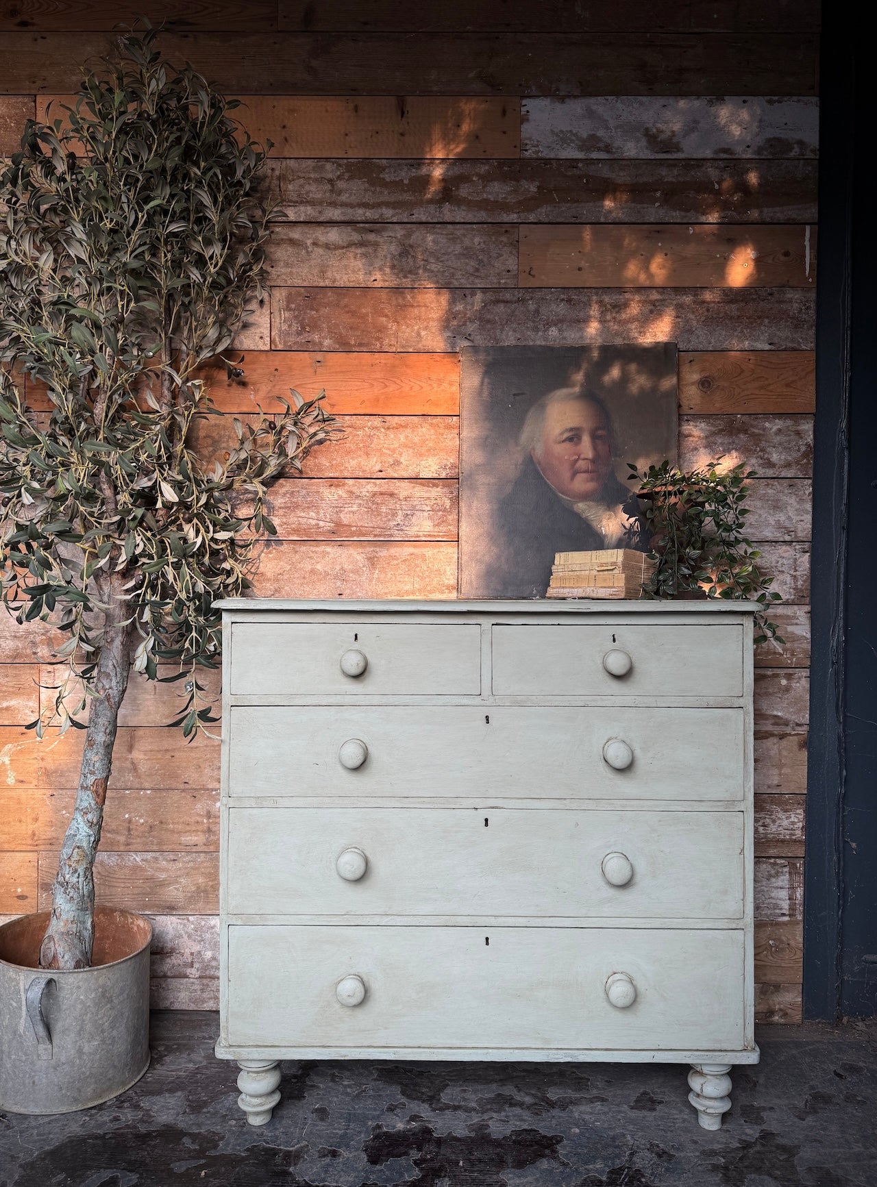 Gorgeous handpainted Victorian chest of drawers