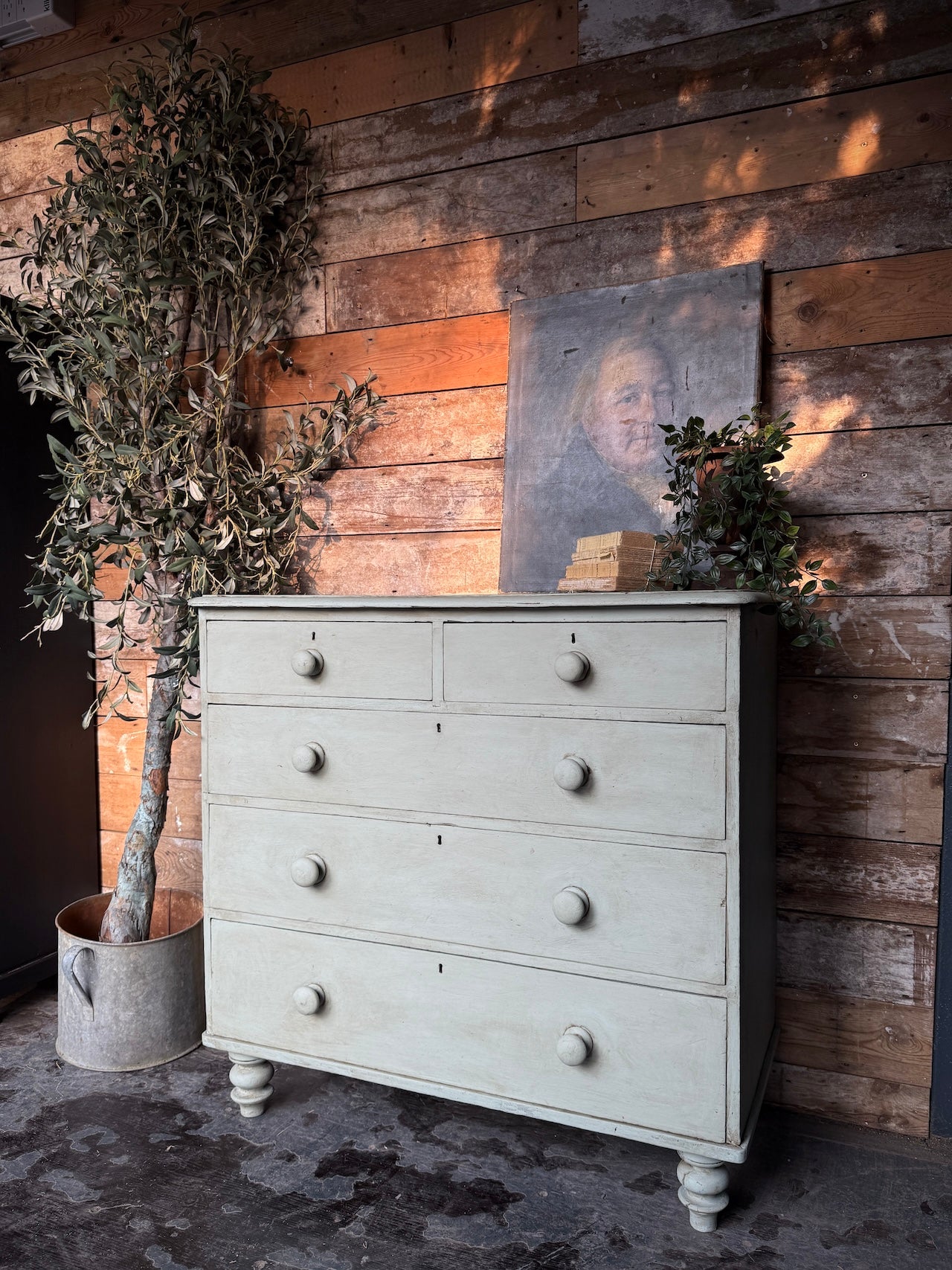 Gorgeous handpainted Victorian chest of drawers