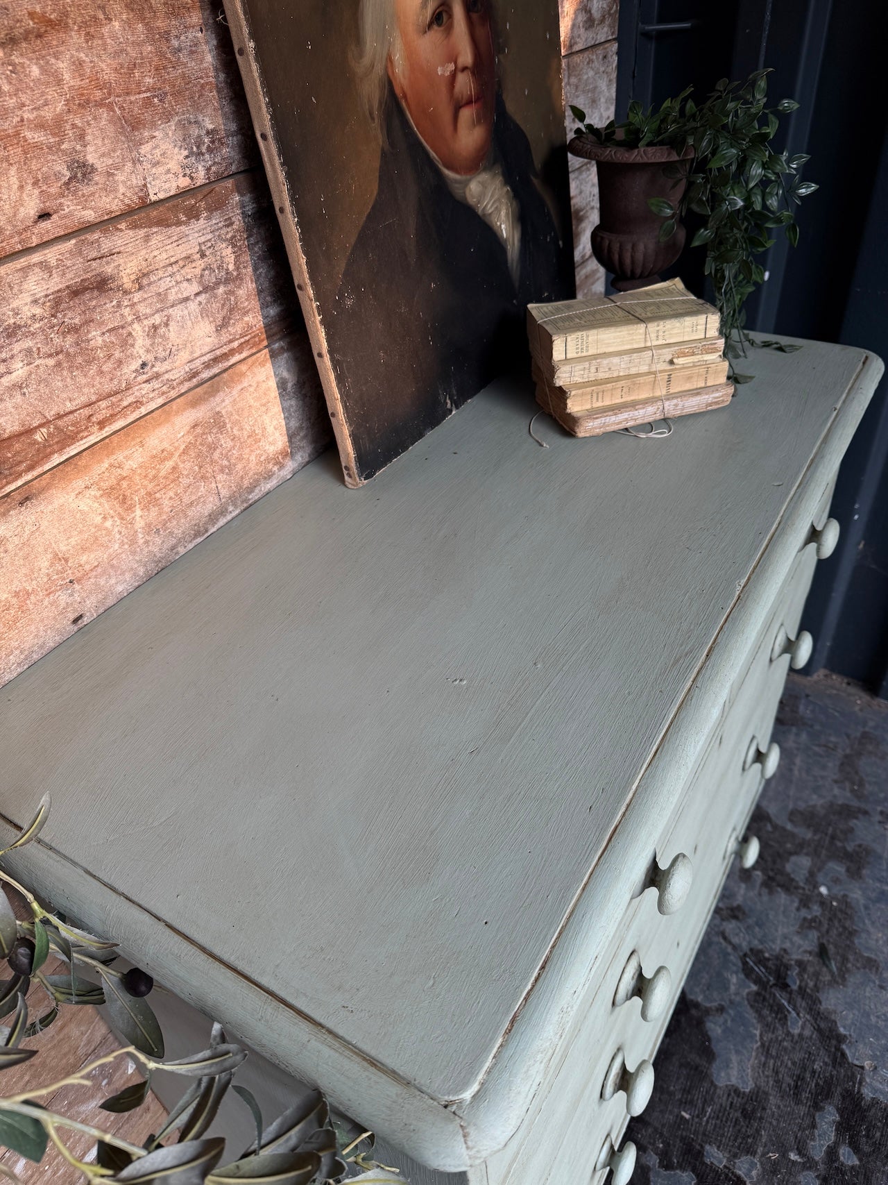 Gorgeous handpainted Victorian chest of drawers