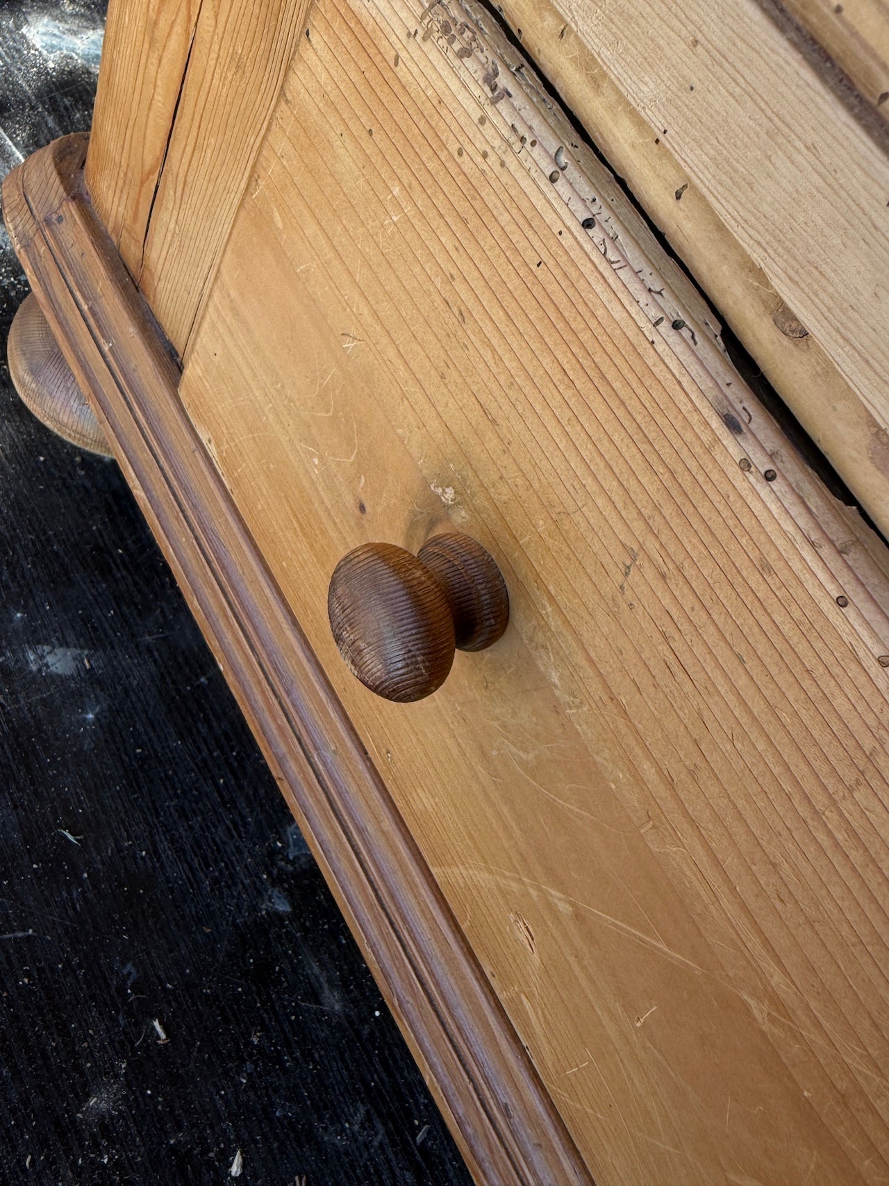 Vintage pine cupboard
