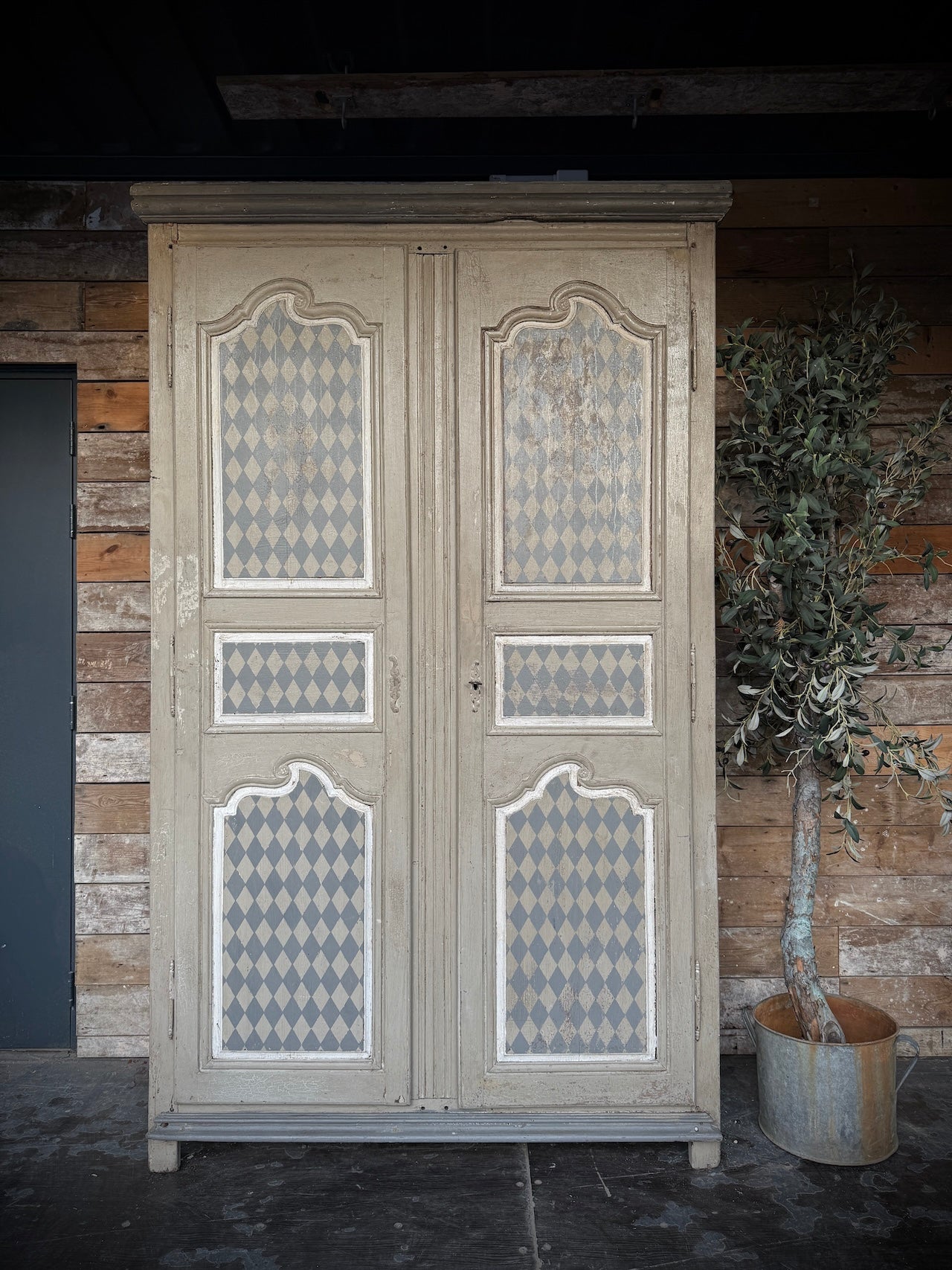 Stunning French handpainted wardrobe