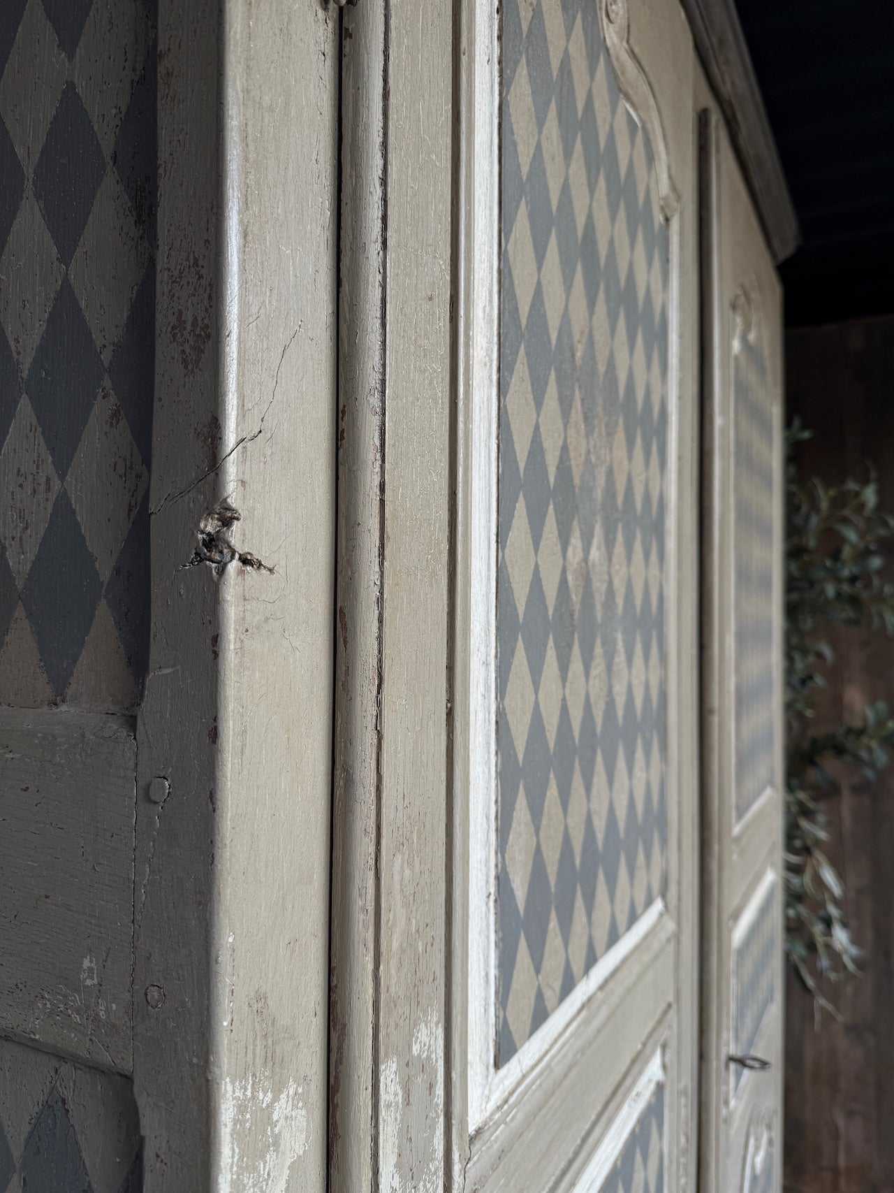 Stunning French handpainted wardrobe