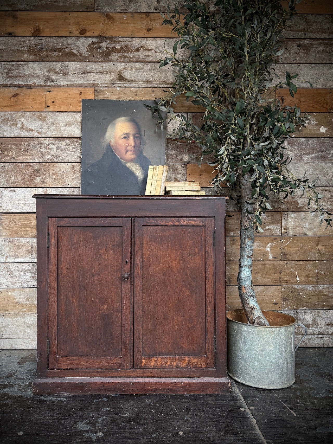 Small rustic vintage cupboard / sideboard