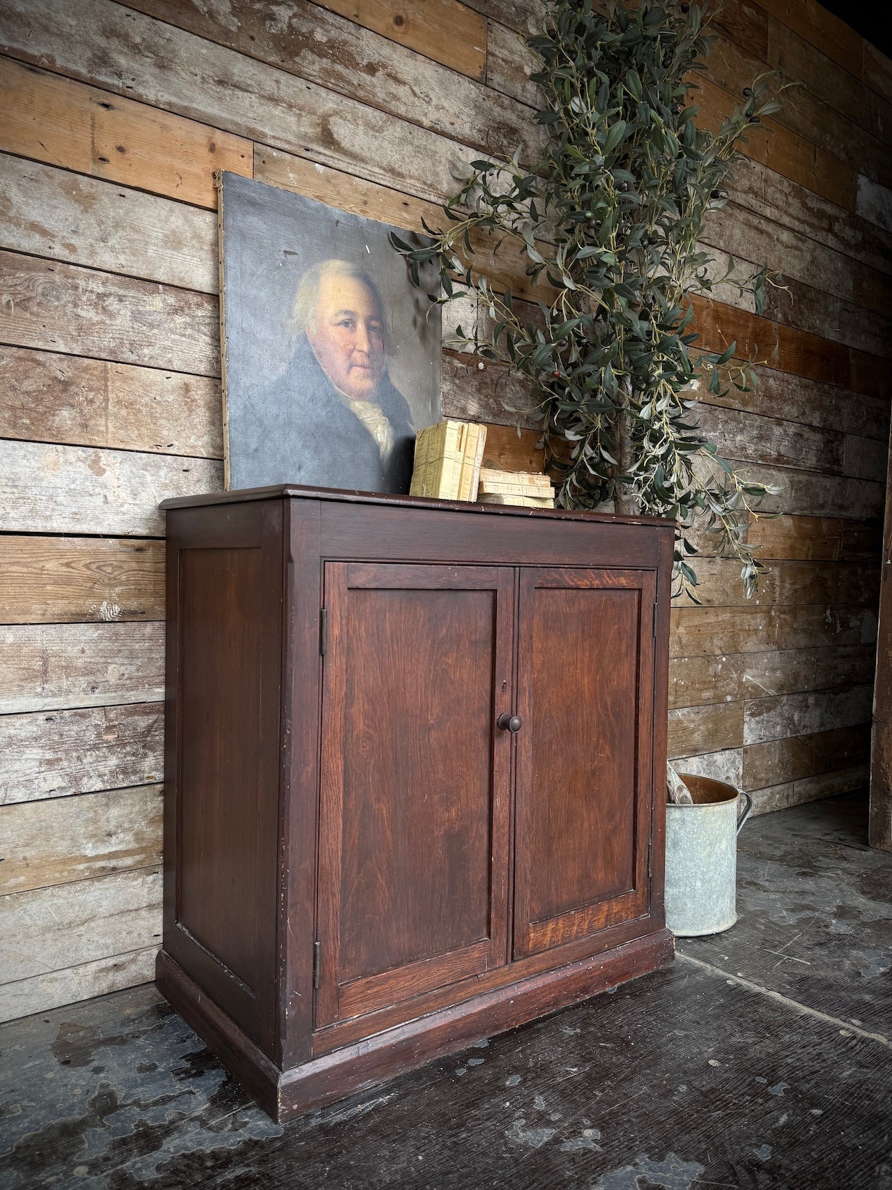 Small rustic vintage cupboard / sideboard