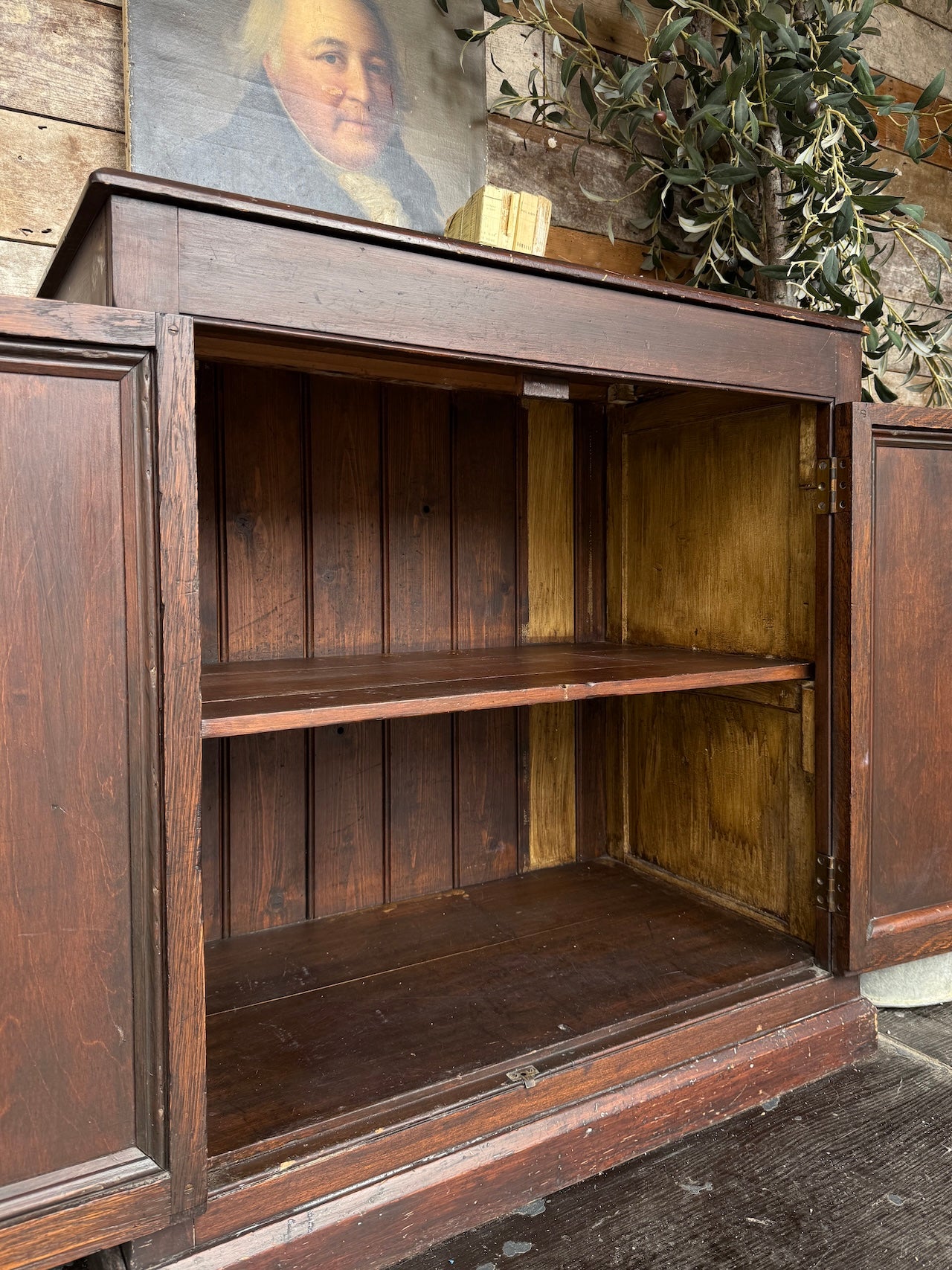 Small rustic vintage cupboard / sideboard