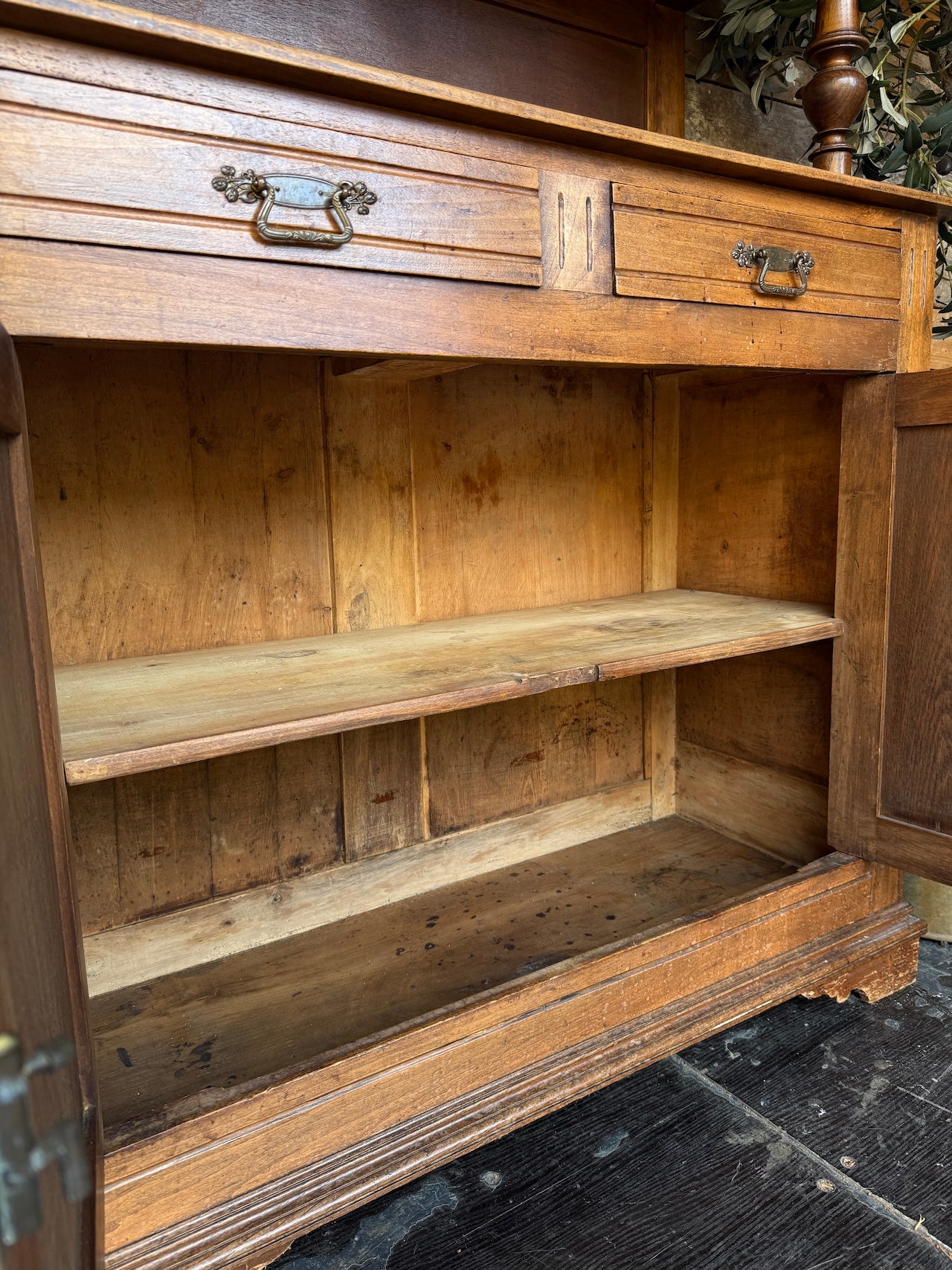 Handsome glazed French dresser
