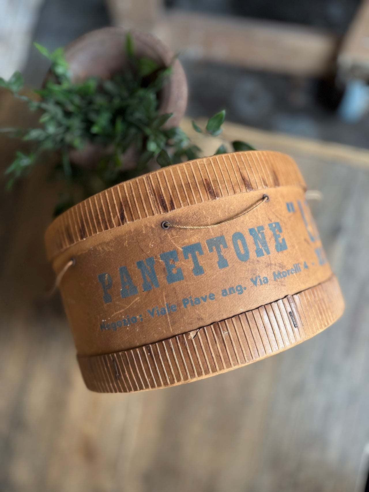 Vintage 'Le Tre Marie' Panettone box