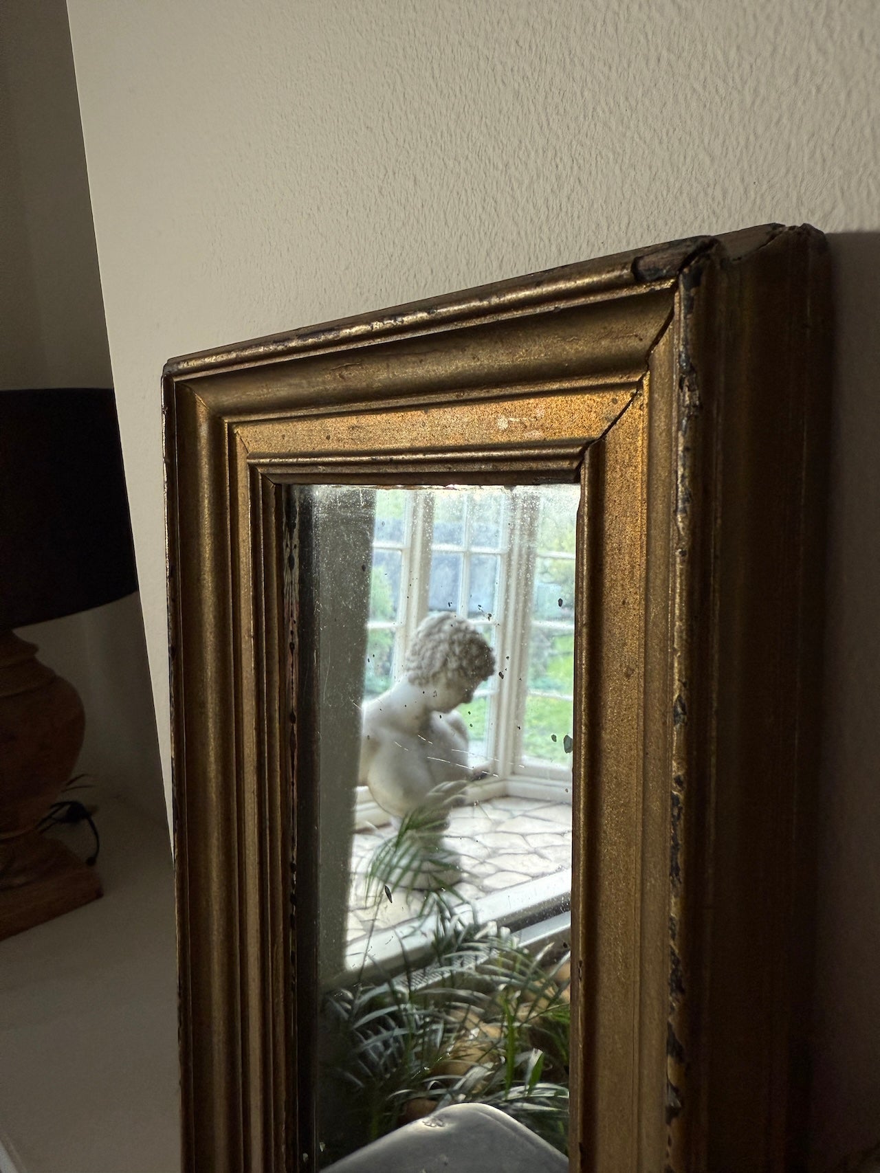 Lovely little antique mirror
