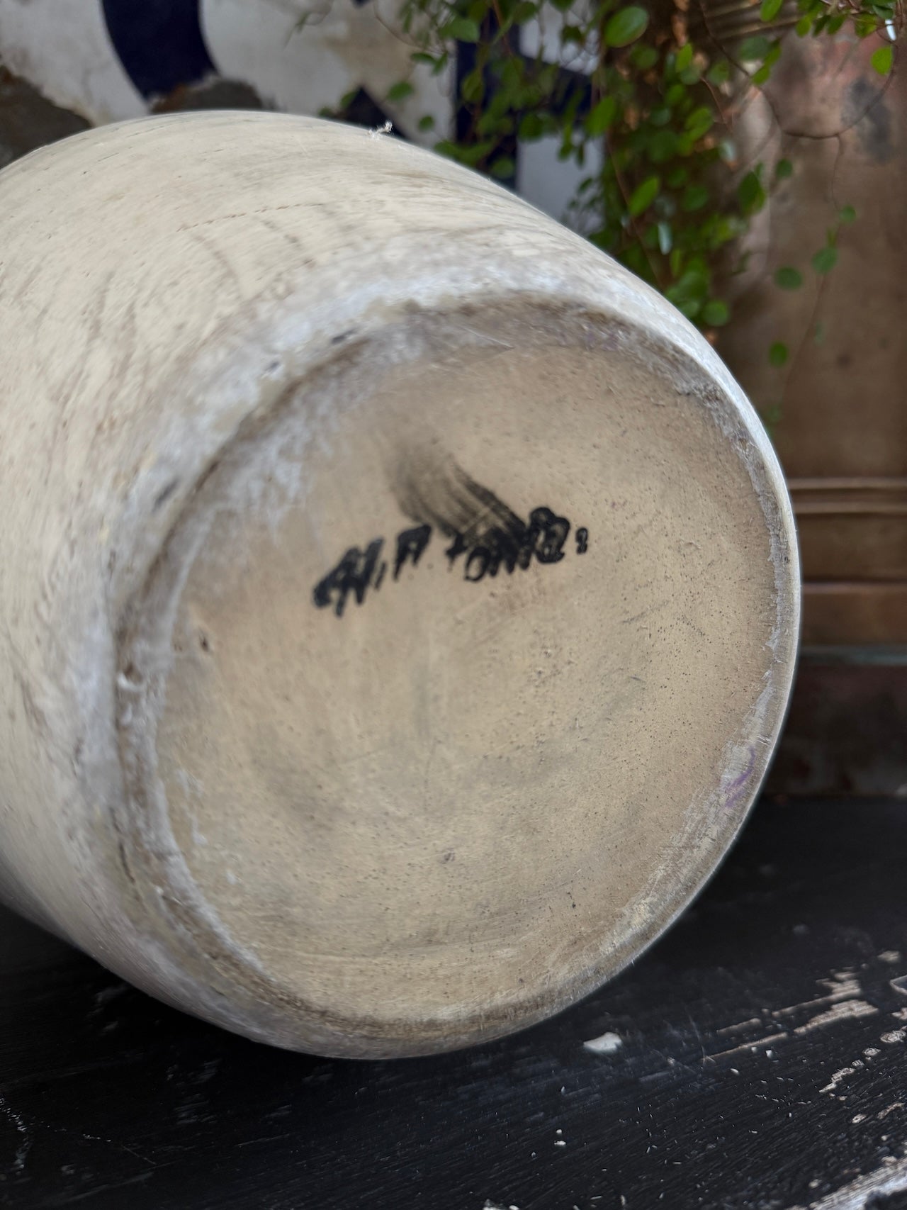 Large Vintage Amphora Stoneware Jug / Vase