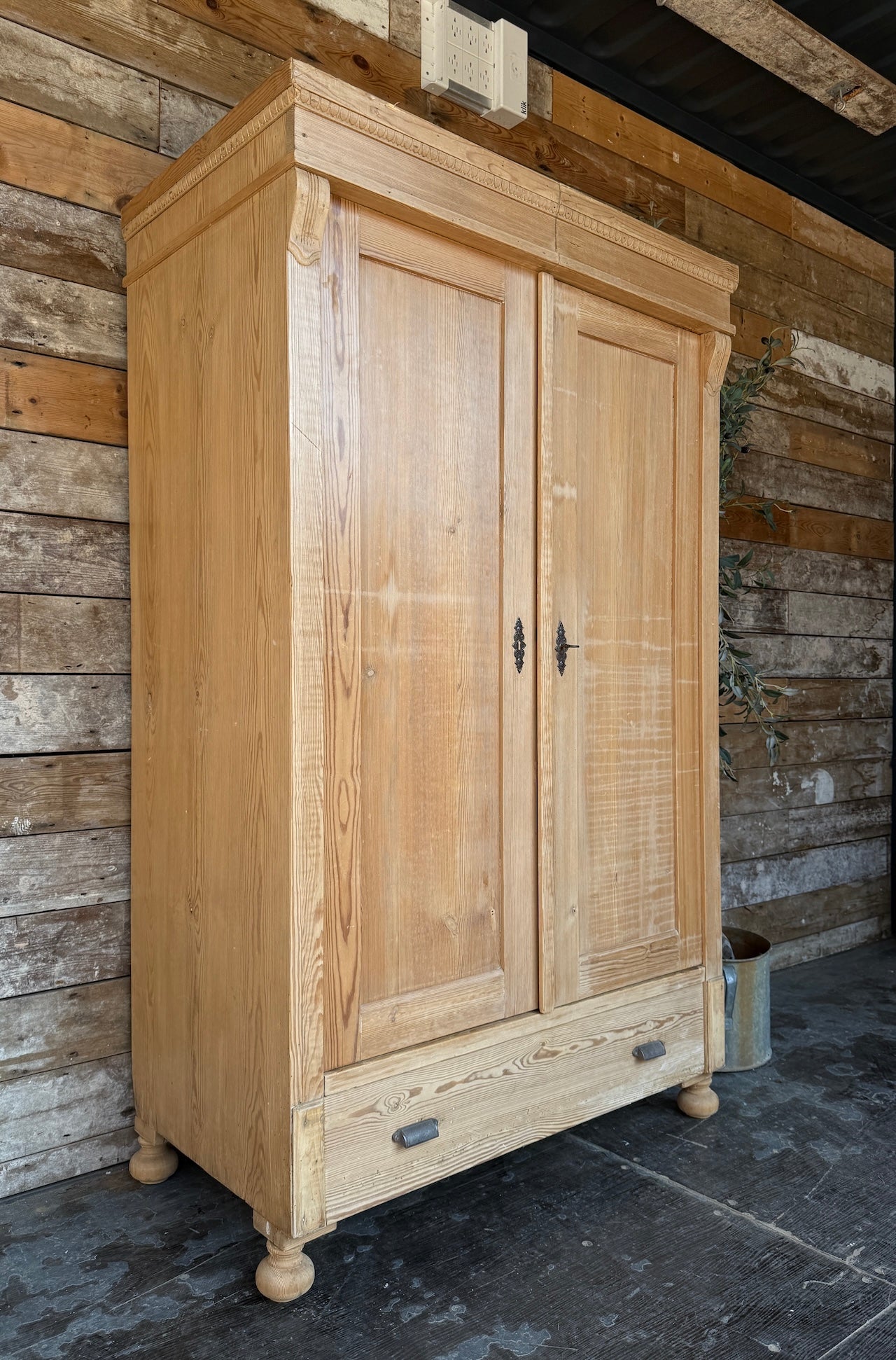 Lovely old pine wardrobe