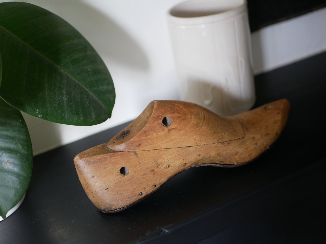 Vintage wooden shoe last