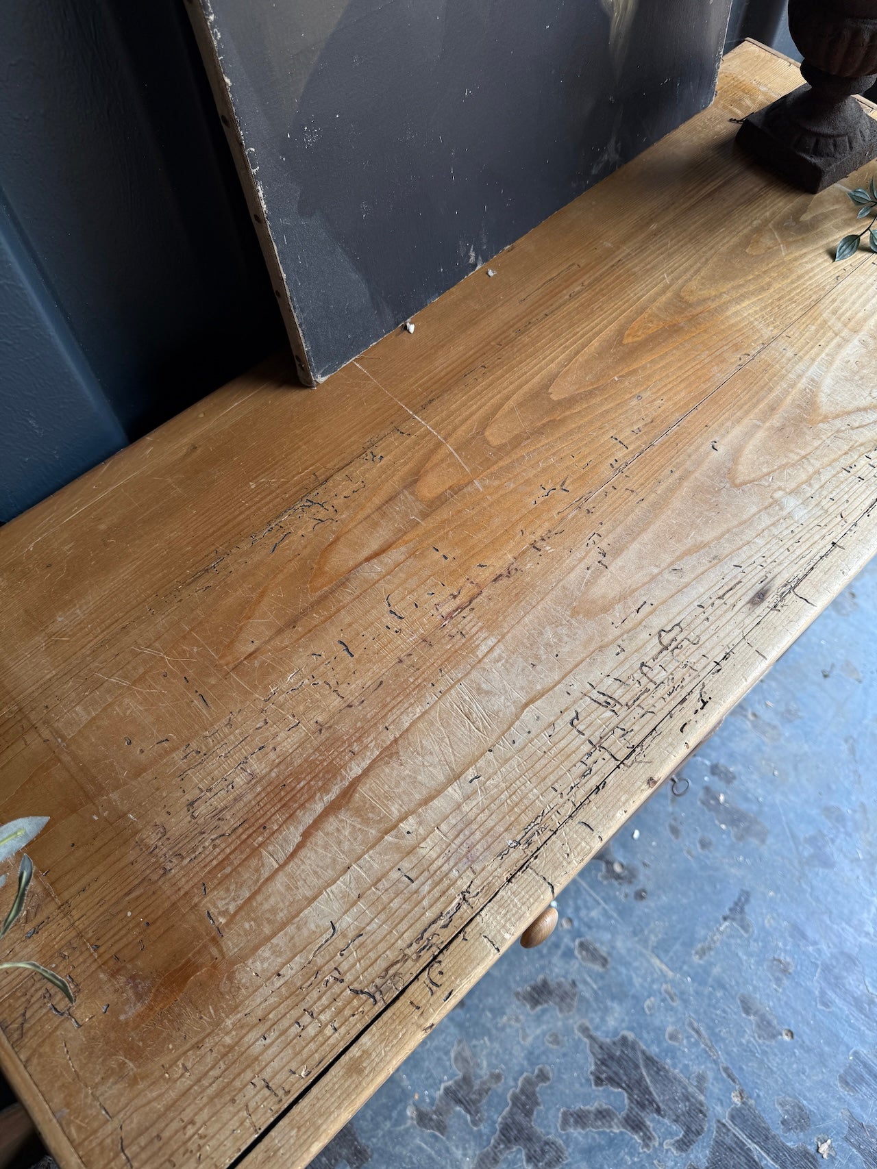 Rustic old pine sideboard