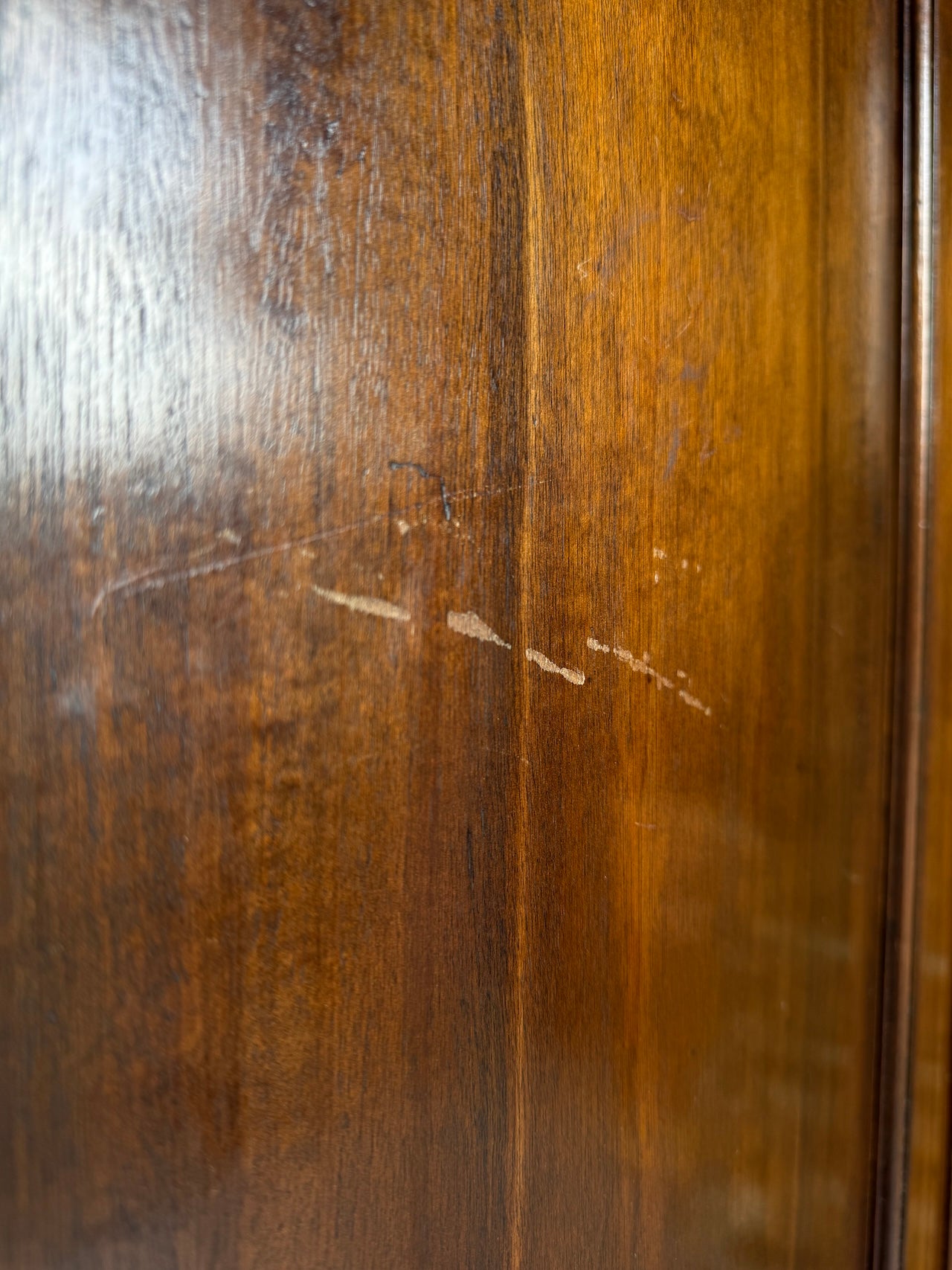 Victorian mahogany cloaks cupboard