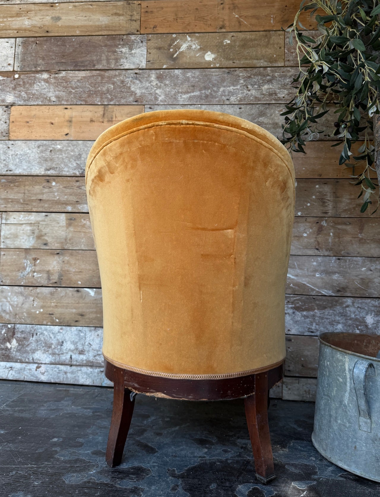 Antique French 19th century Napoleon III armchair