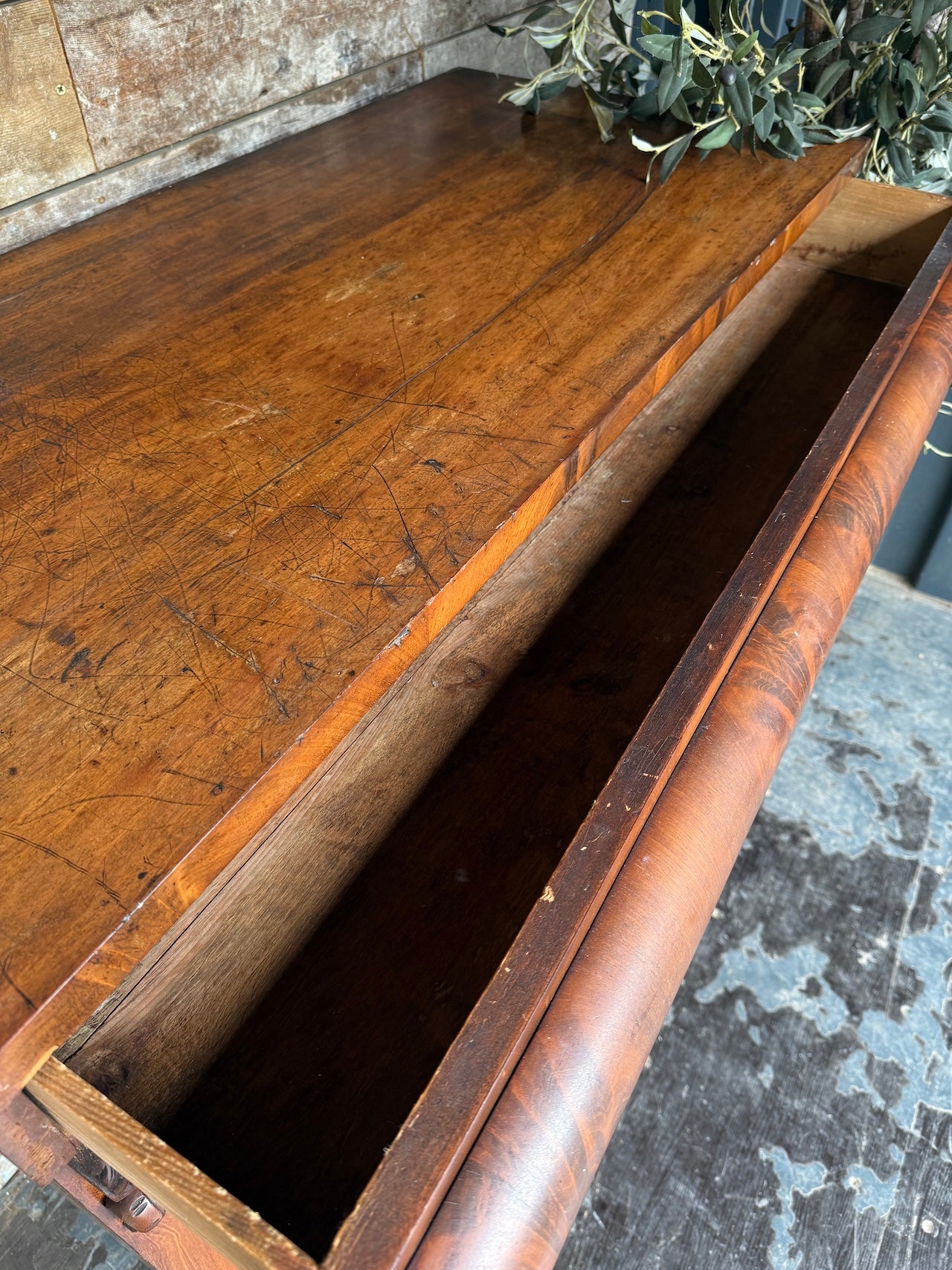 Big rustic Scottish chest of drawers