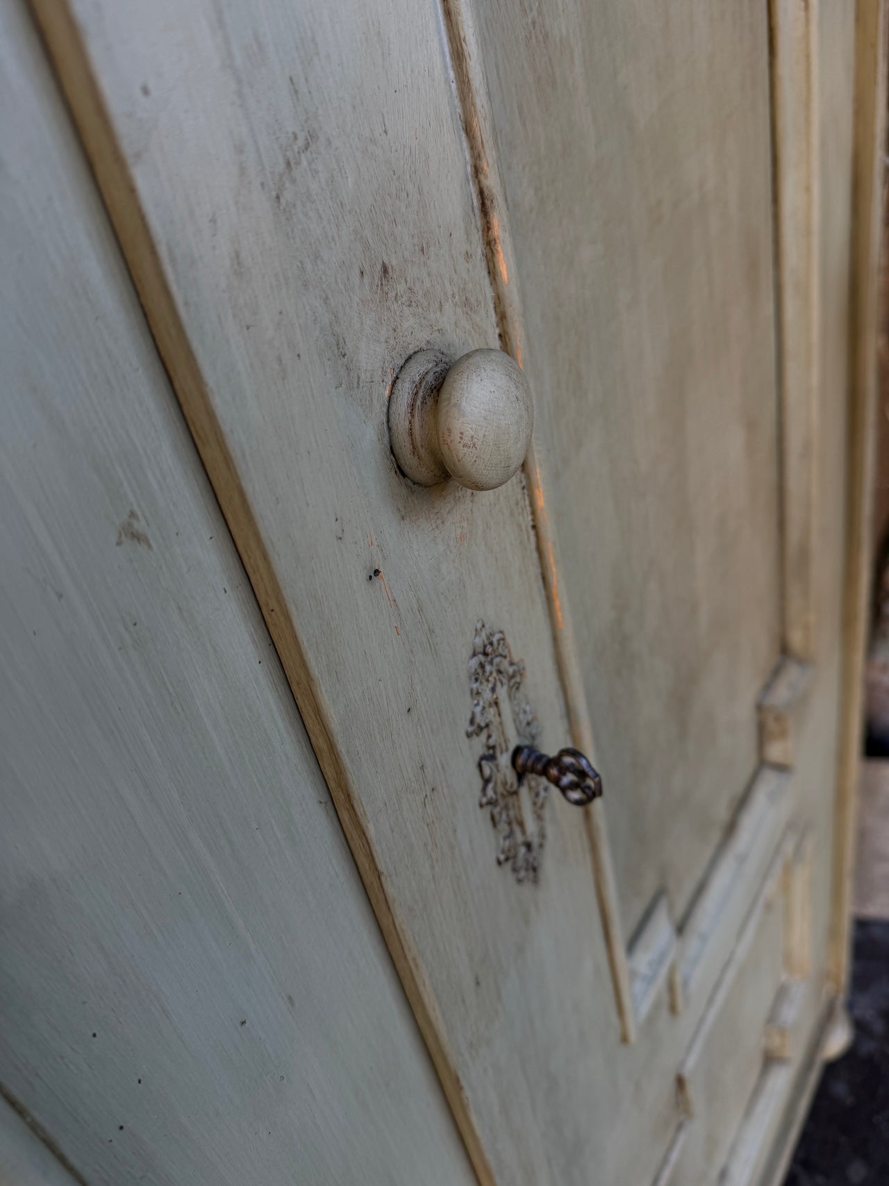 Handsome vintage cloaks cupboard