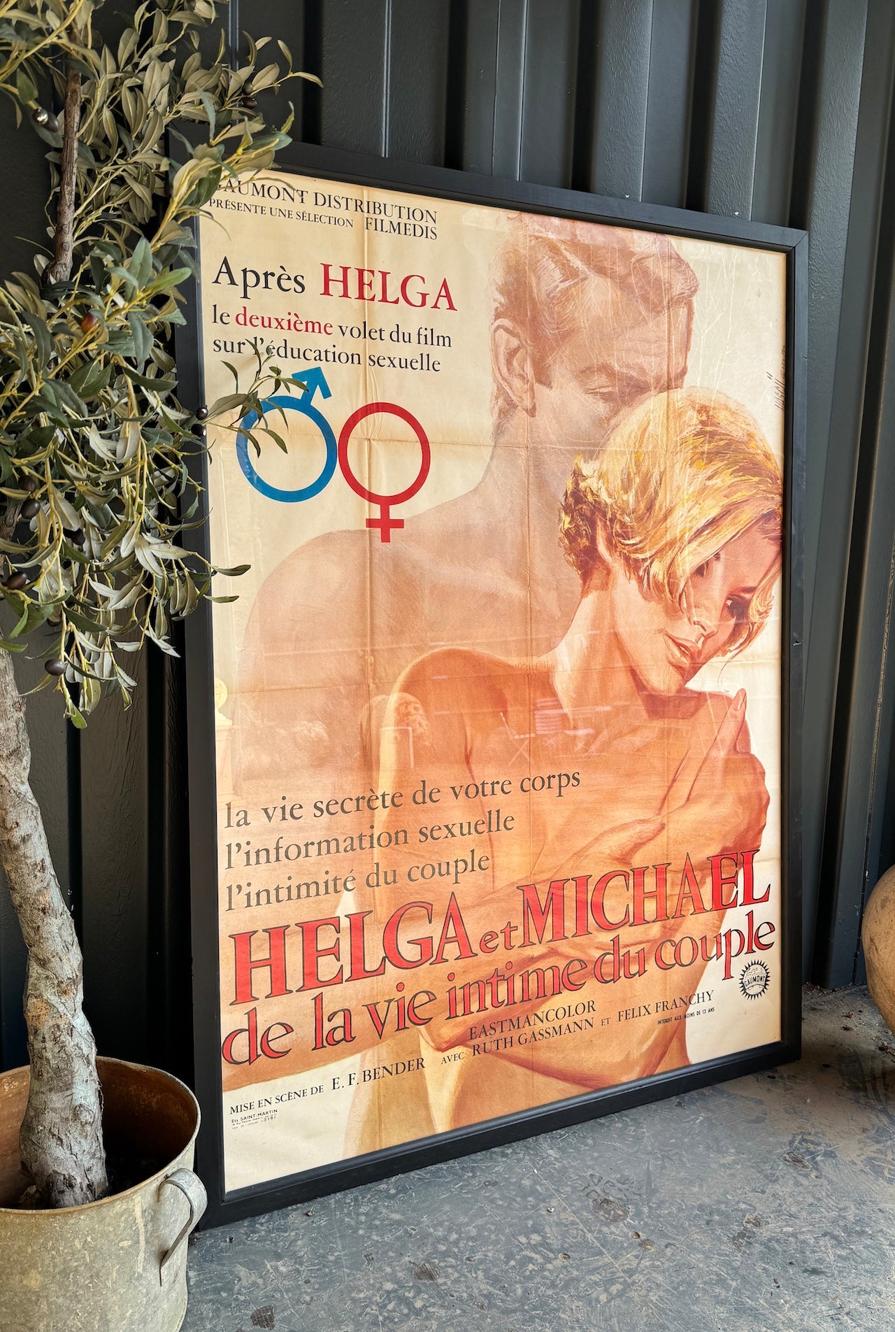 Fabulous vintage French film poster