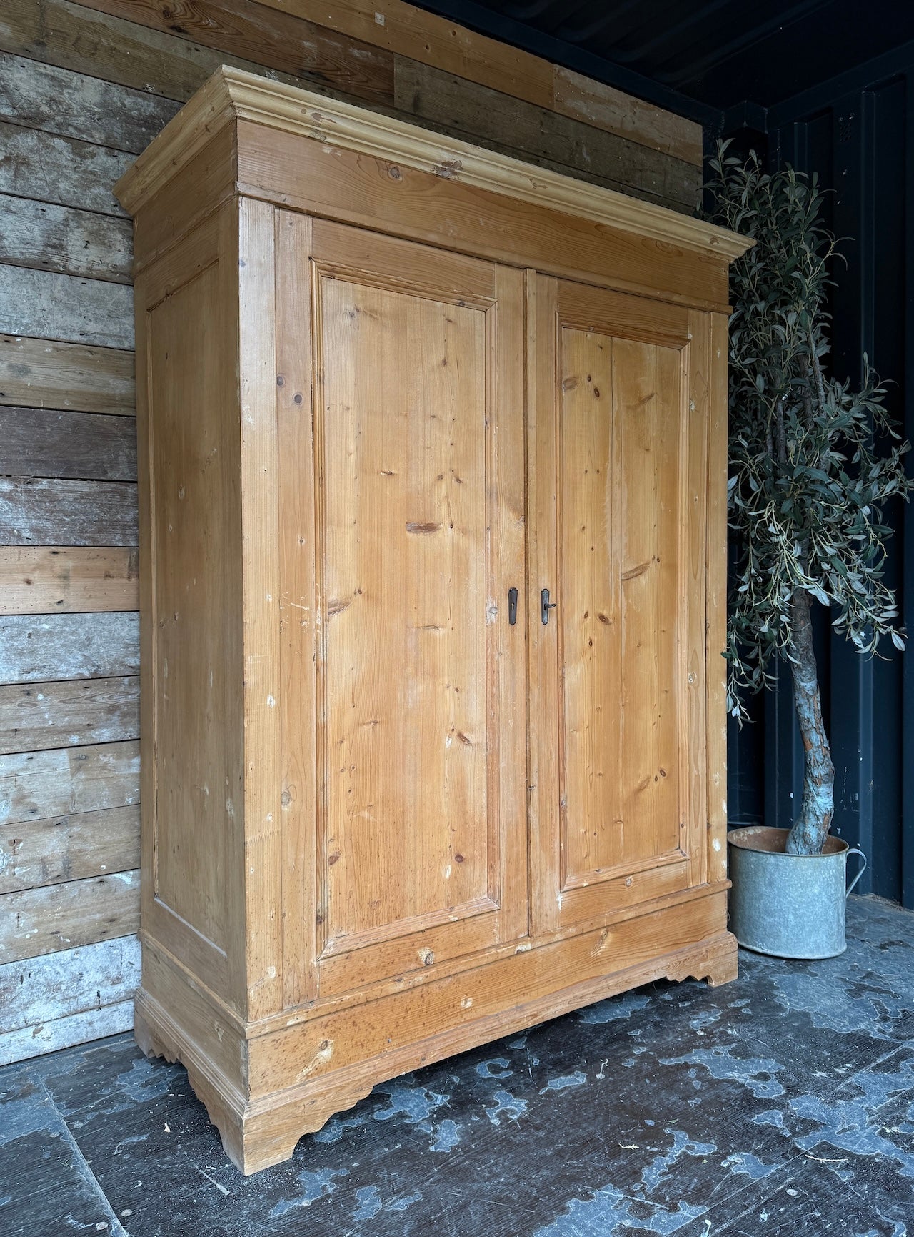 Lovely old pine wardrobe