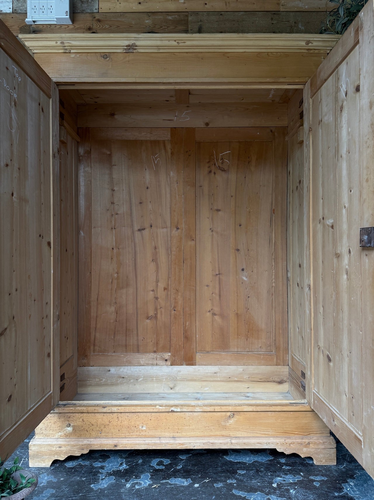 Lovely old pine wardrobe