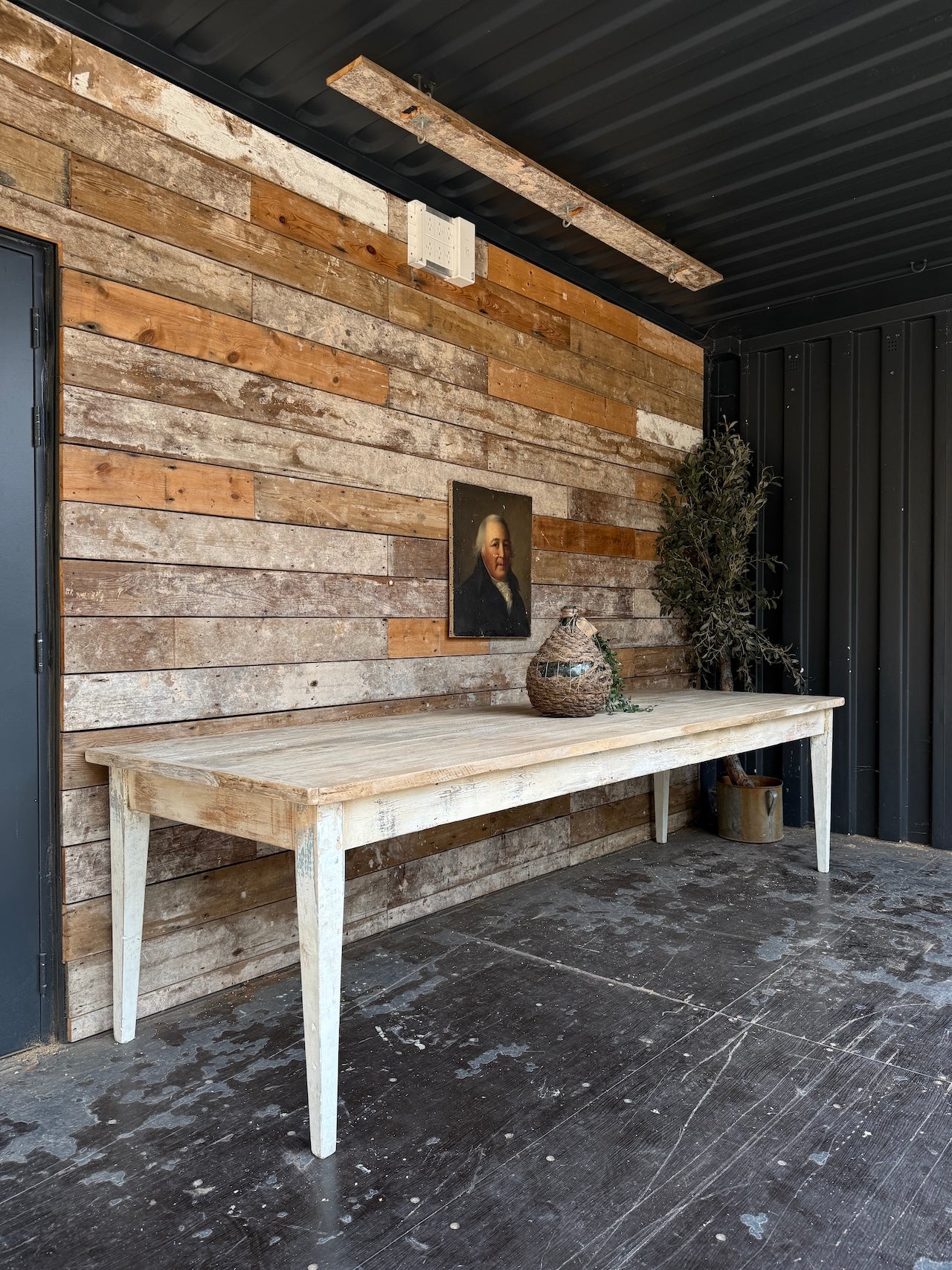 Reclaimed French style 3 metre table