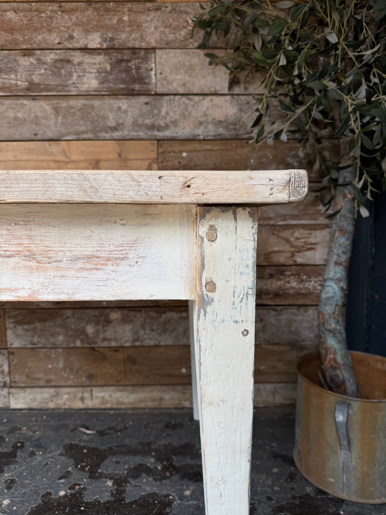 Reclaimed French style 3 metre table