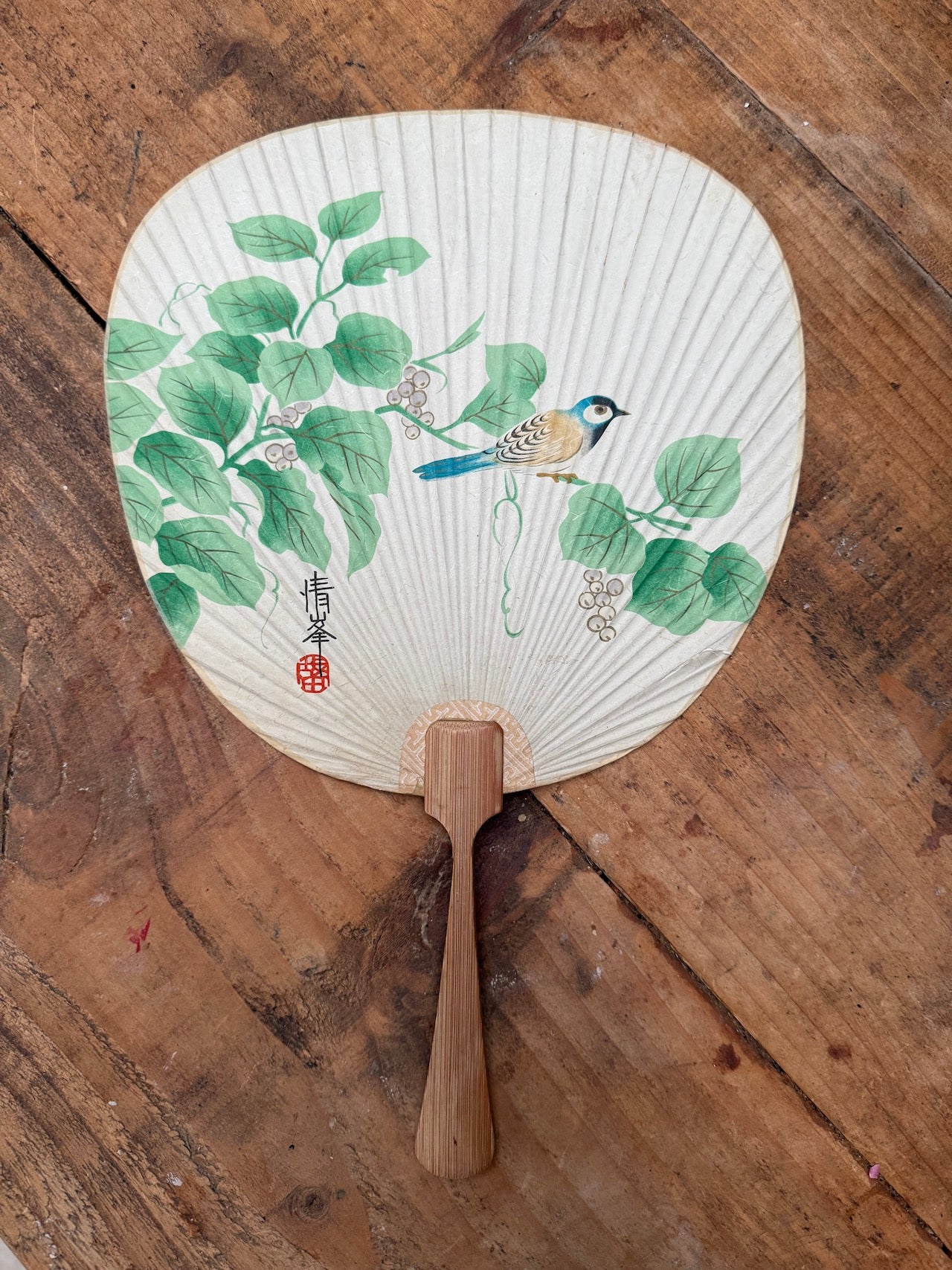 Vintage Japanese Uchiwa fans