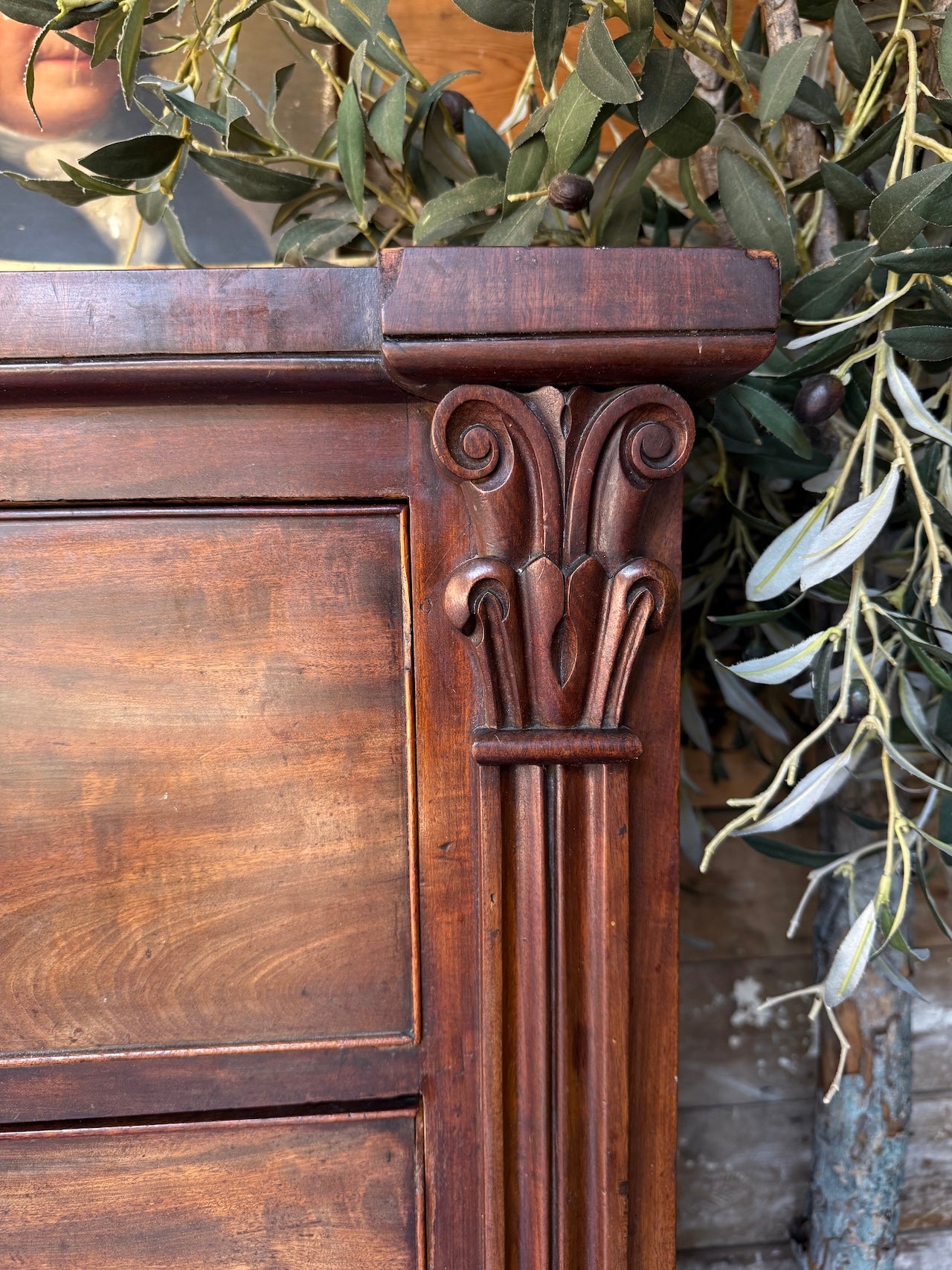 Handsome rustic Scottish chest of drawers
